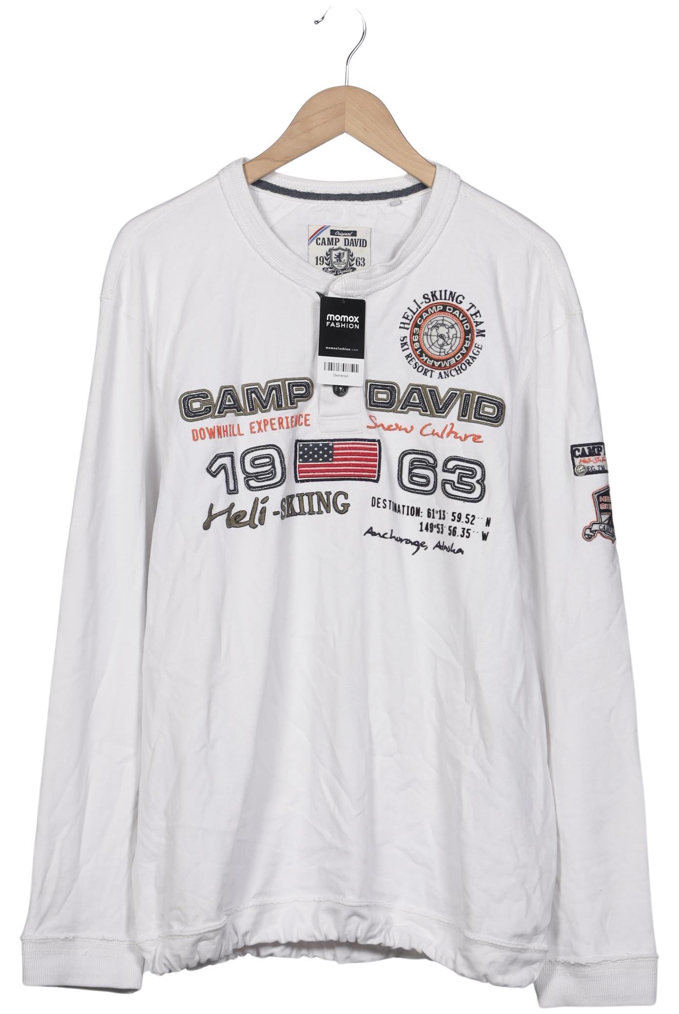 

Camp David Herren Sweatshirt, weiß, Gr. 58