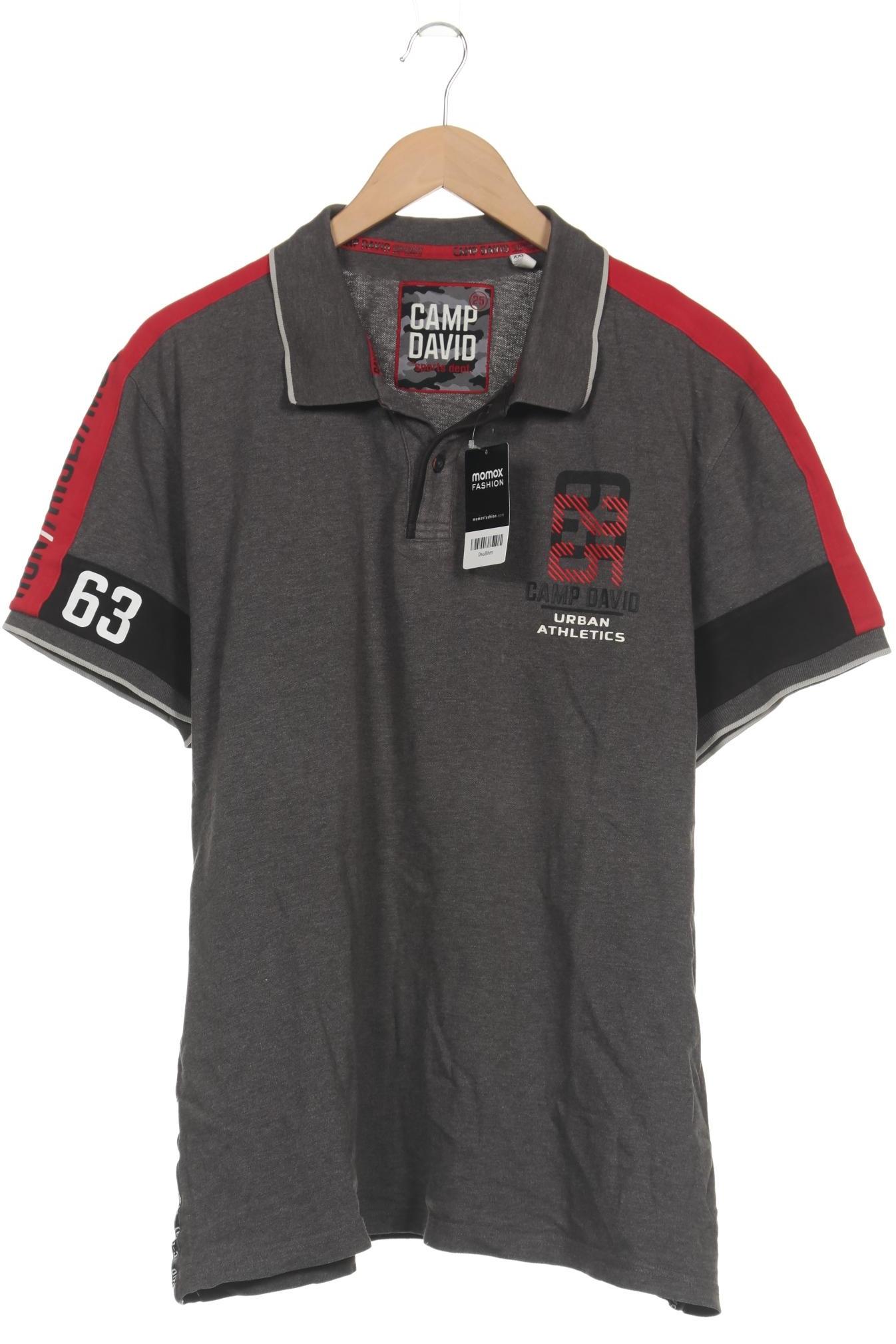 

Camp David Herren Poloshirt, grau, Gr. 56