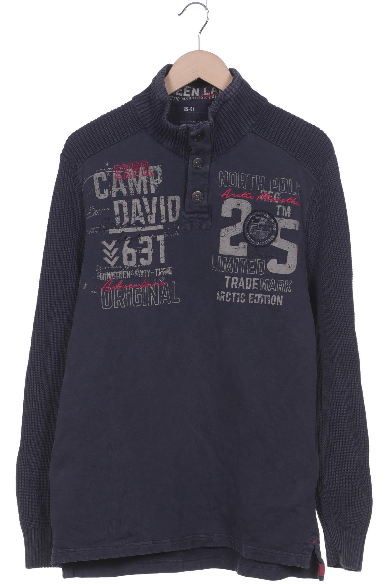 

Camp David Herren Sweatshirt, marineblau, Gr. 54