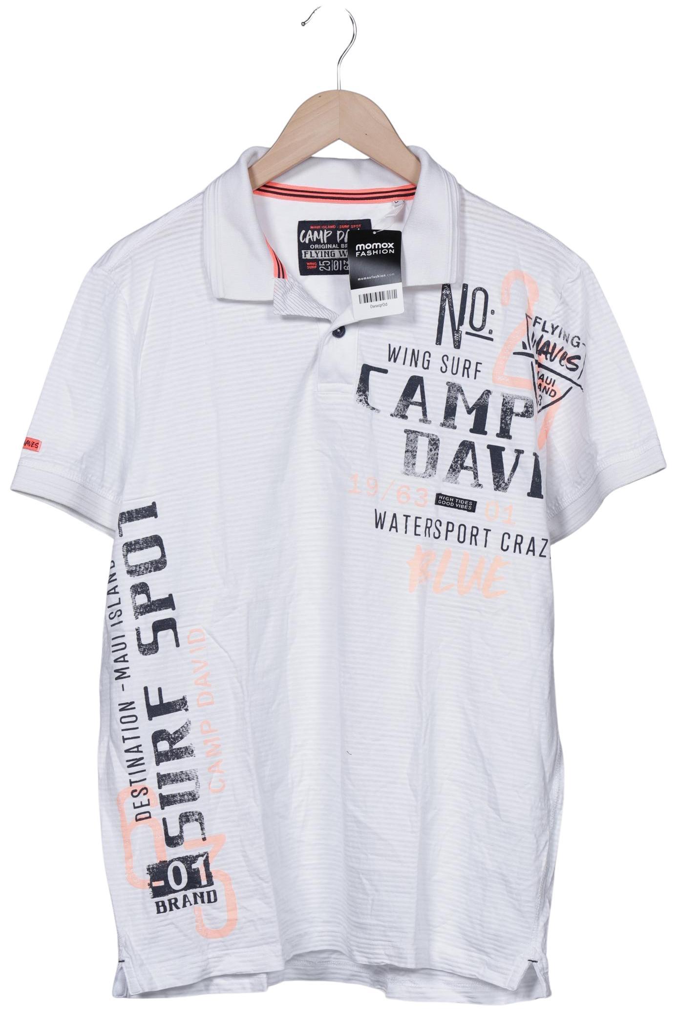

Camp David Herren Poloshirt, weiß, Gr. 54