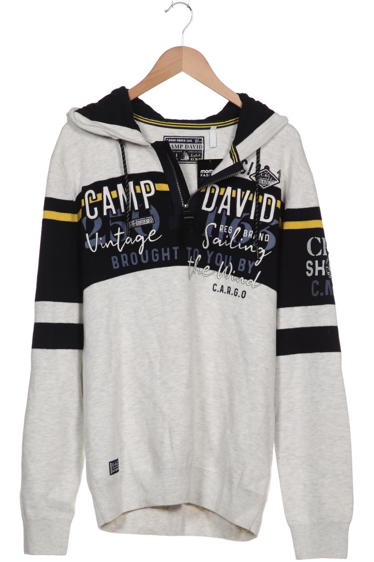 

Camp David Herren Kapuzenpullover, grau, Gr. 54