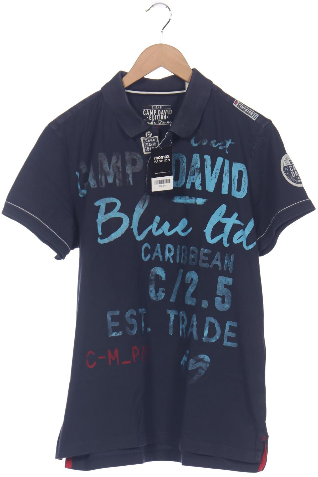

Camp David Herren Poloshirt, blau, Gr. 54