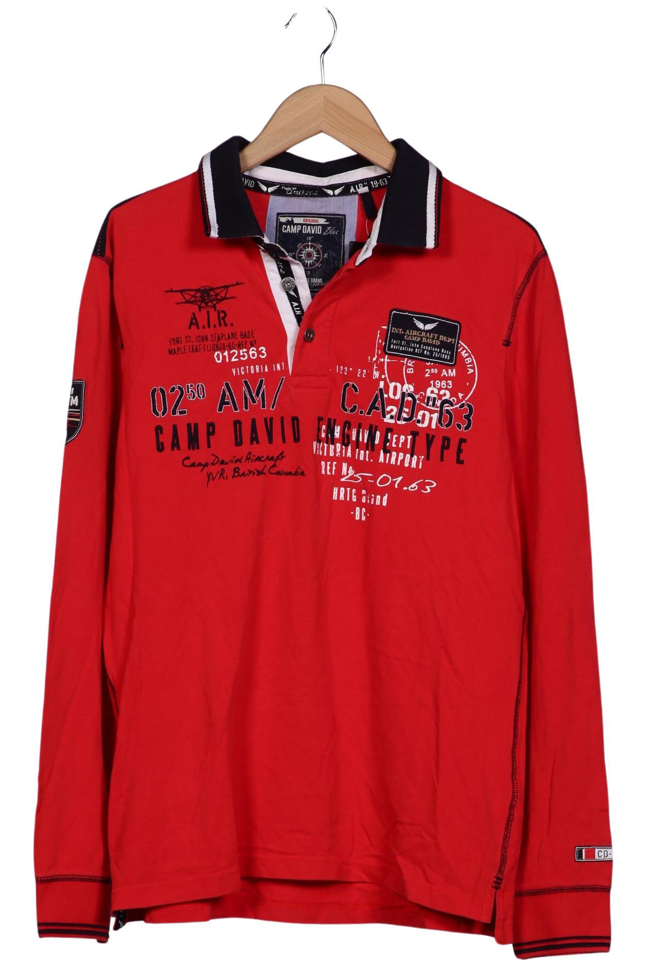

Camp David Herren Poloshirt, rot, Gr. 52