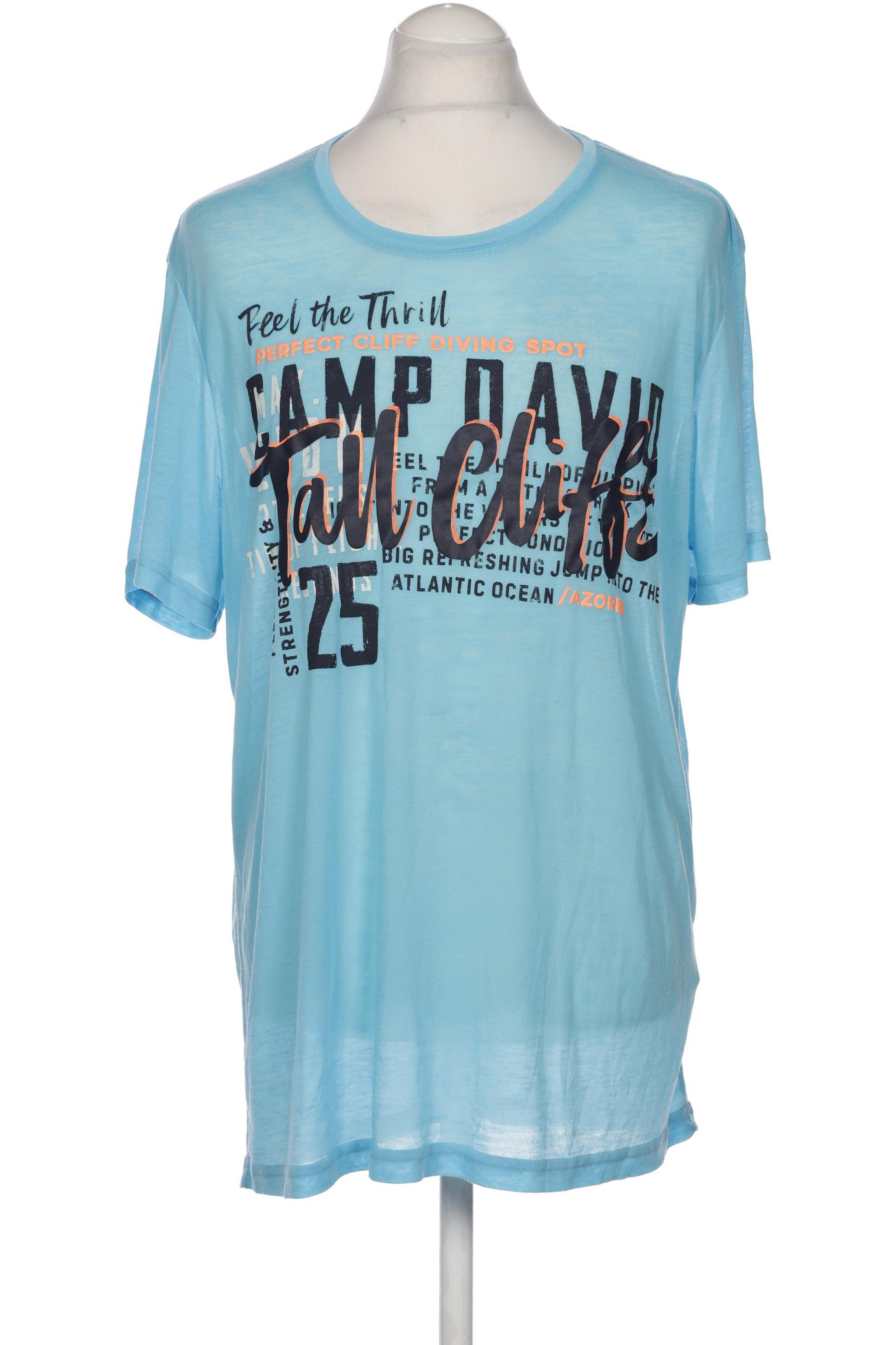 

Camp David Herren T-Shirt, blau, Gr. 54