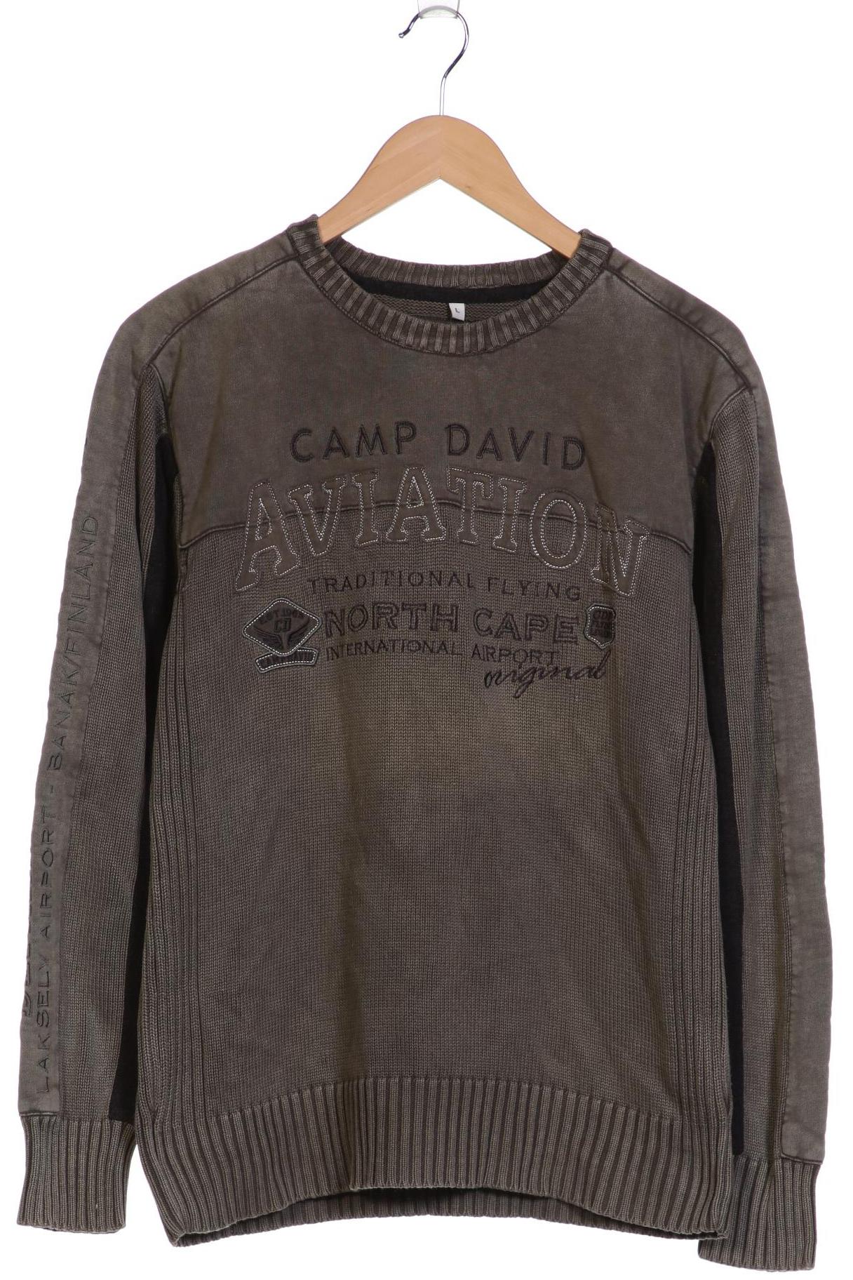 

Camp David Herren Pullover, grau, Gr. 52