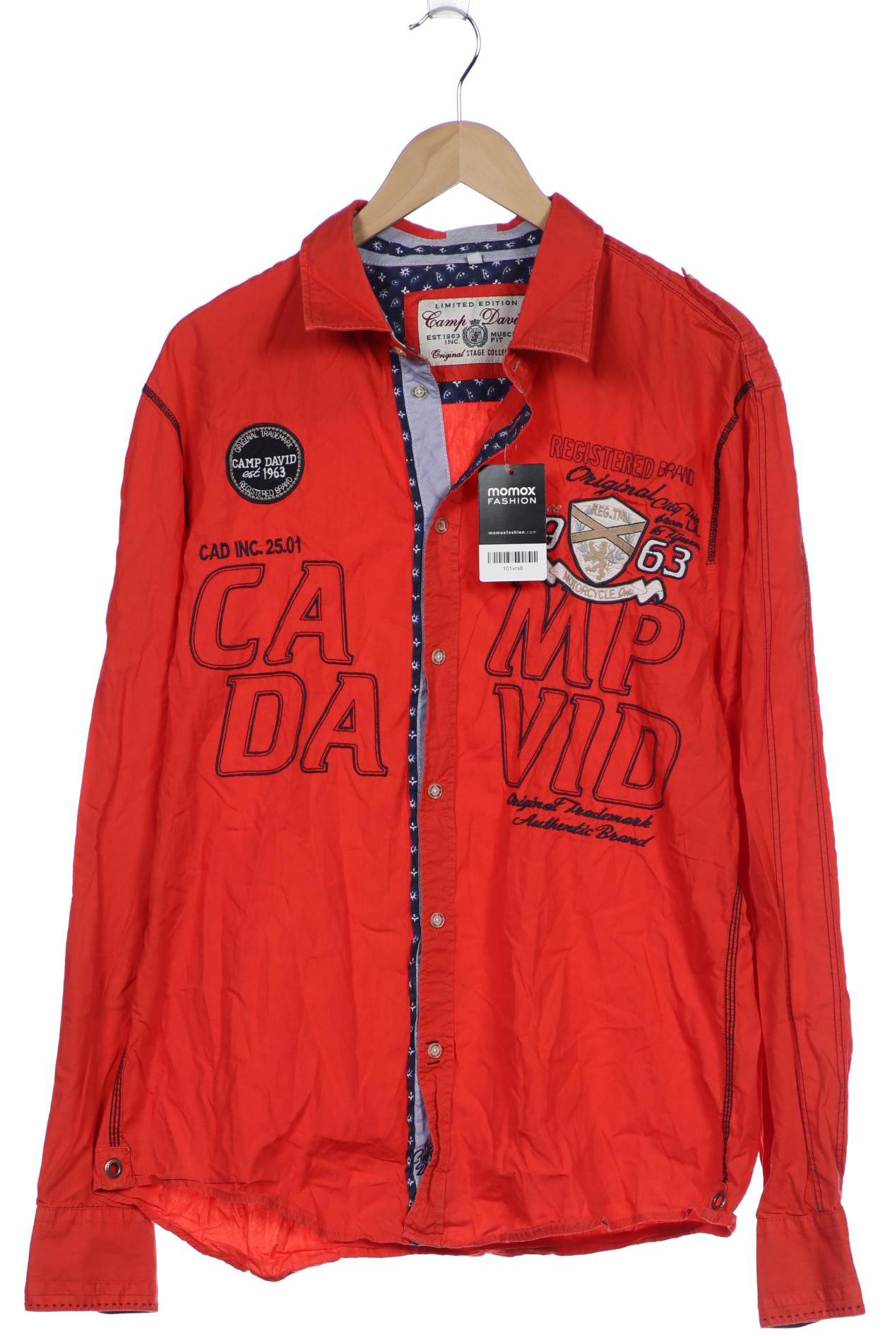 

Camp David Herren Hemd, rot