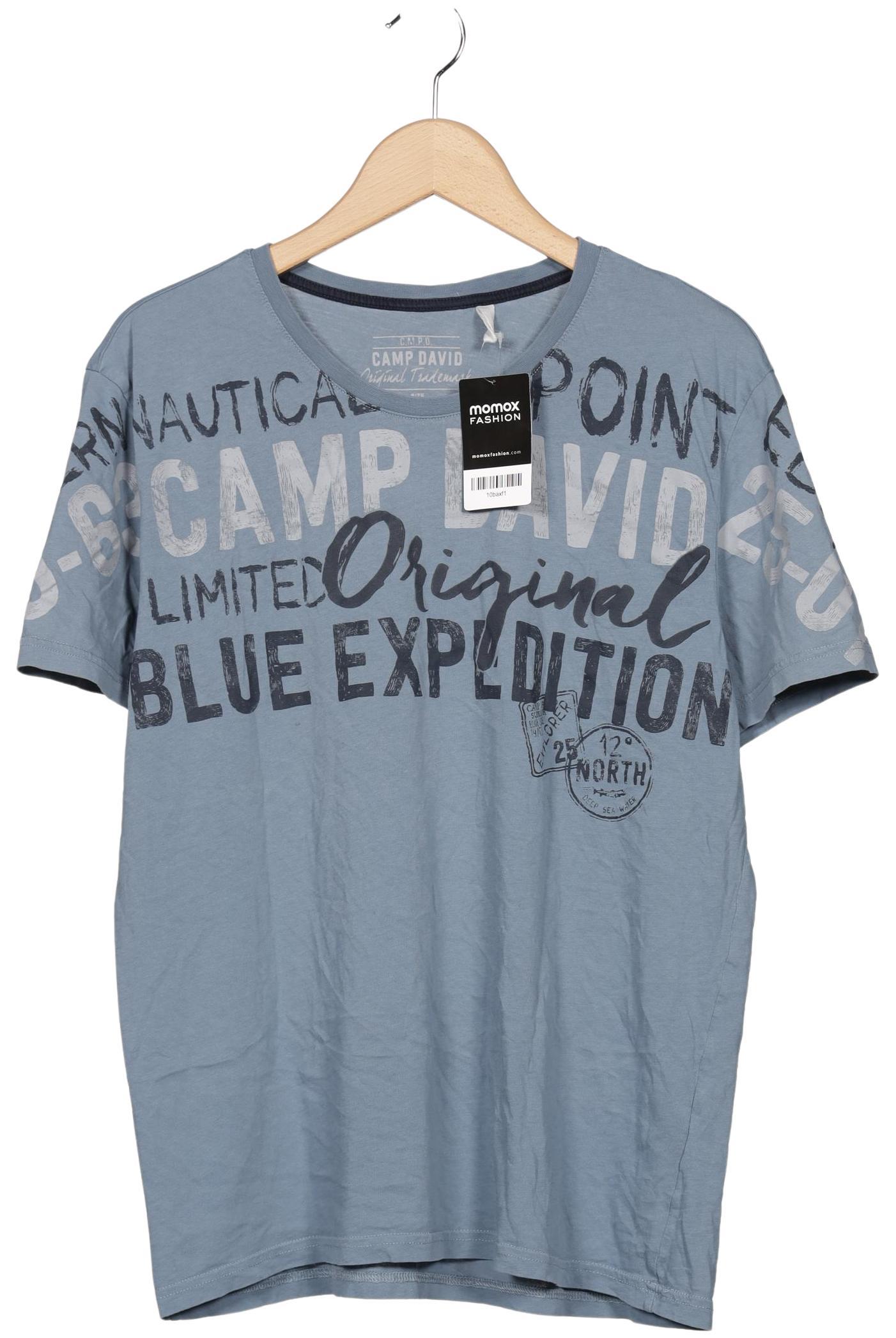 

Camp David Herren T-Shirt, hellblau, Gr. 52