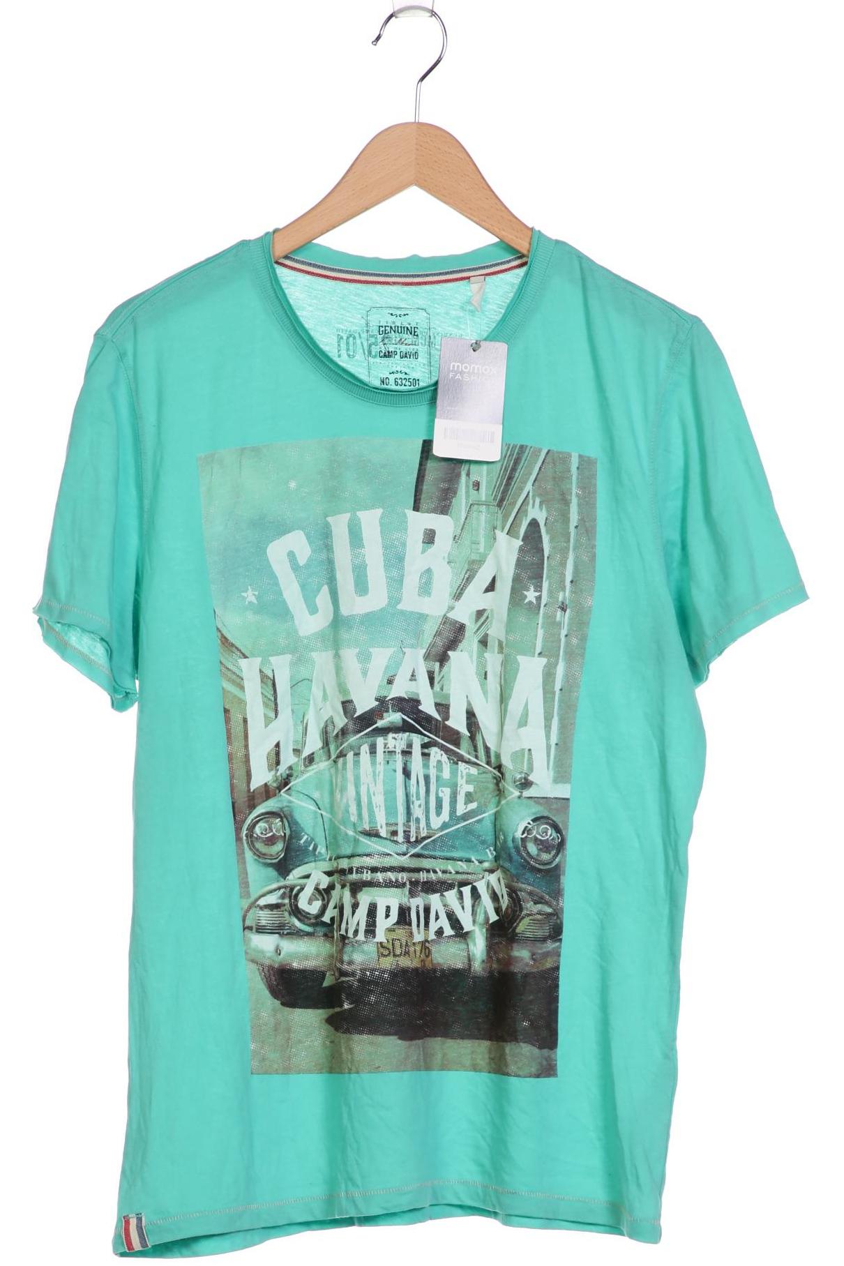 

Camp David Herren T-Shirt, türkis, Gr. 52