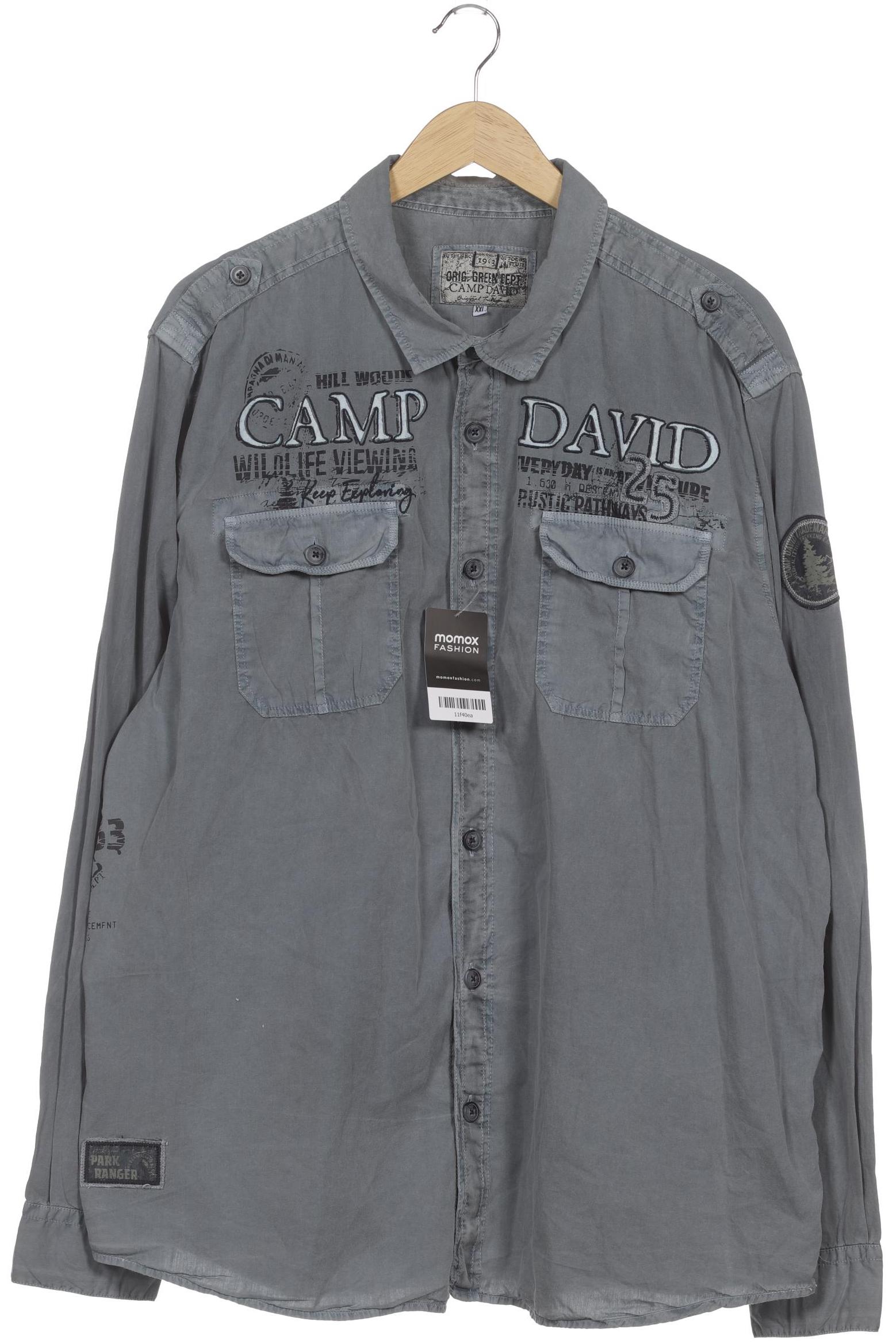 

Camp David Herren Hemd, grau, Gr. 56