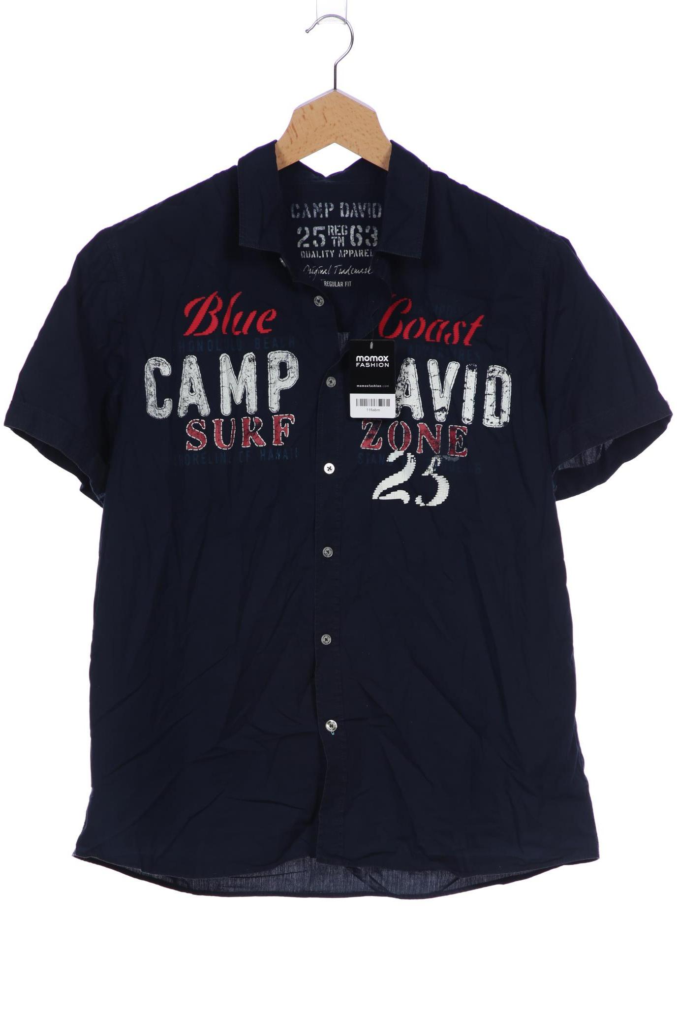 

Camp David Herren Hemd, marineblau, Gr. 56