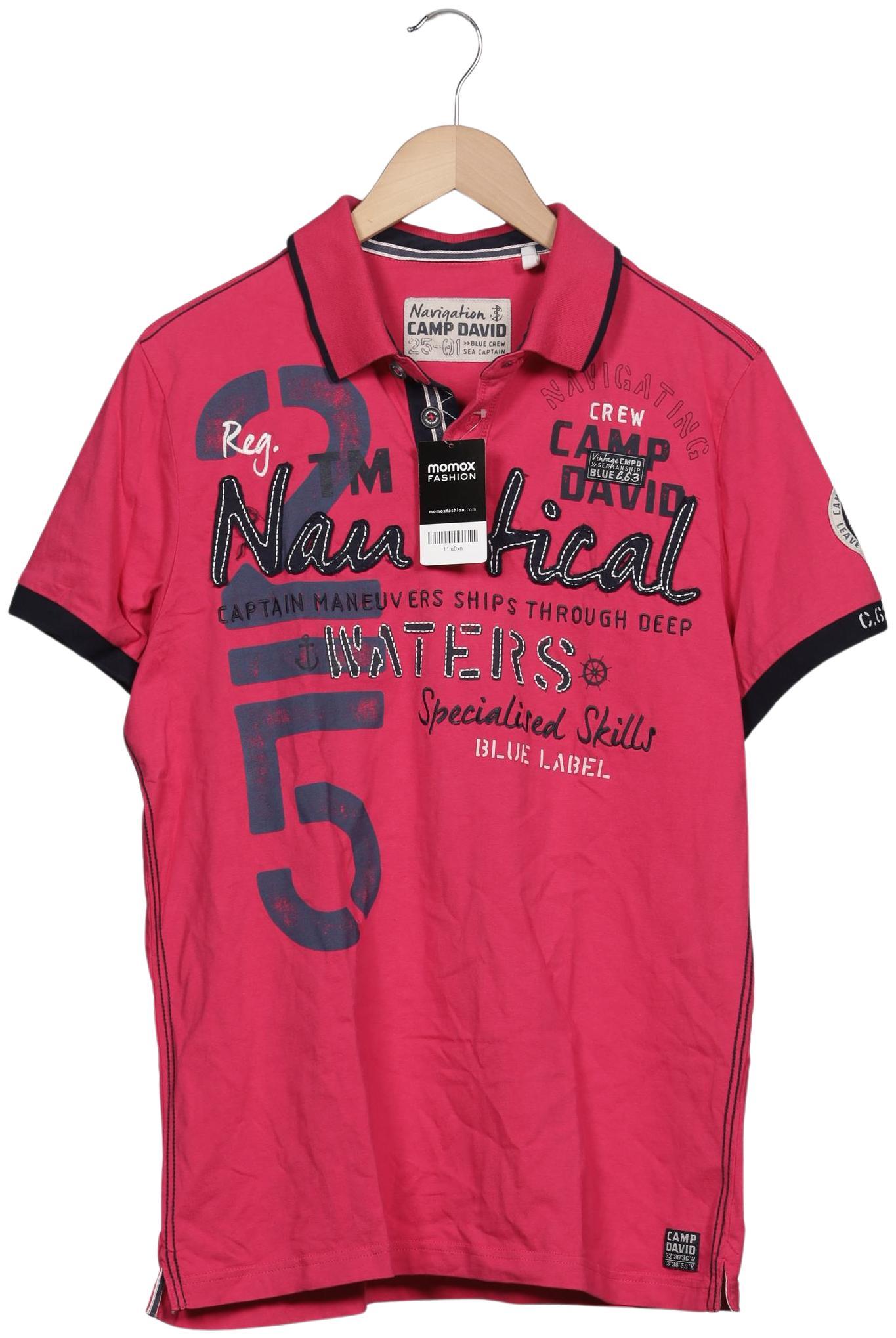 

Camp David Herren Poloshirt, pink, Gr. 52