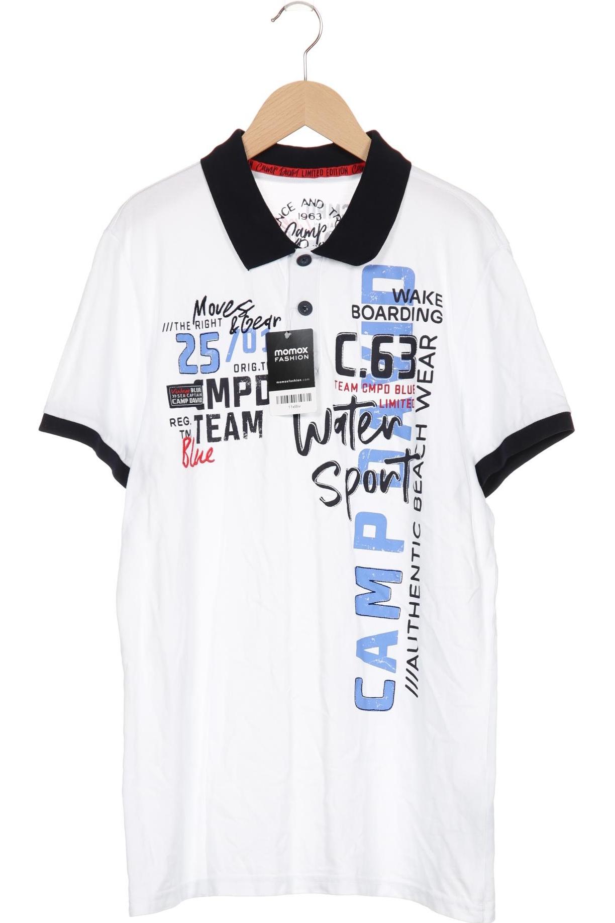 

Camp David Herren Poloshirt, weiß, Gr. 48