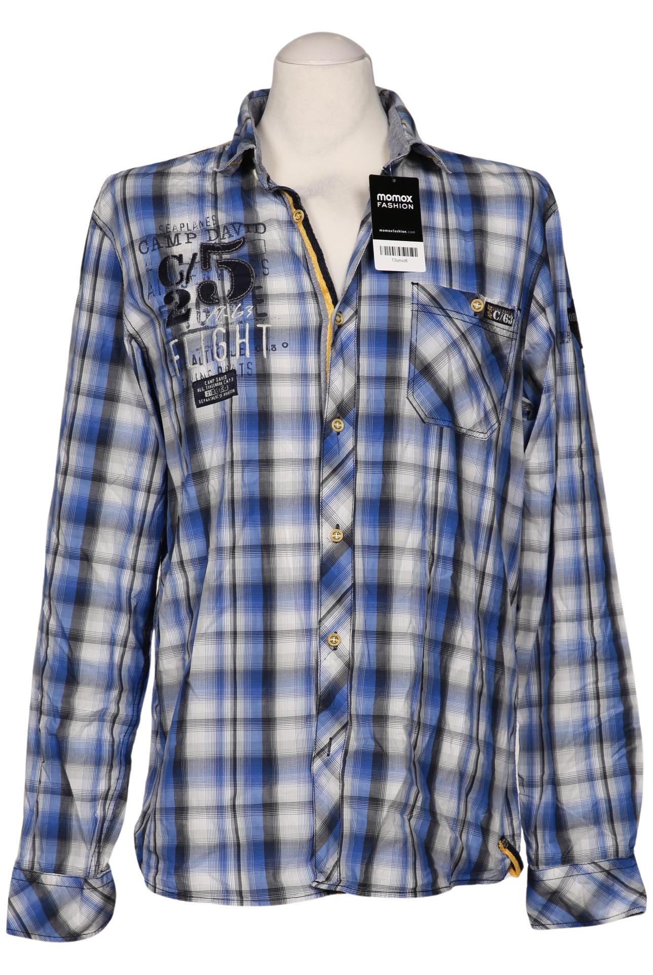 

Camp David Herren Hemd, blau, Gr. 48