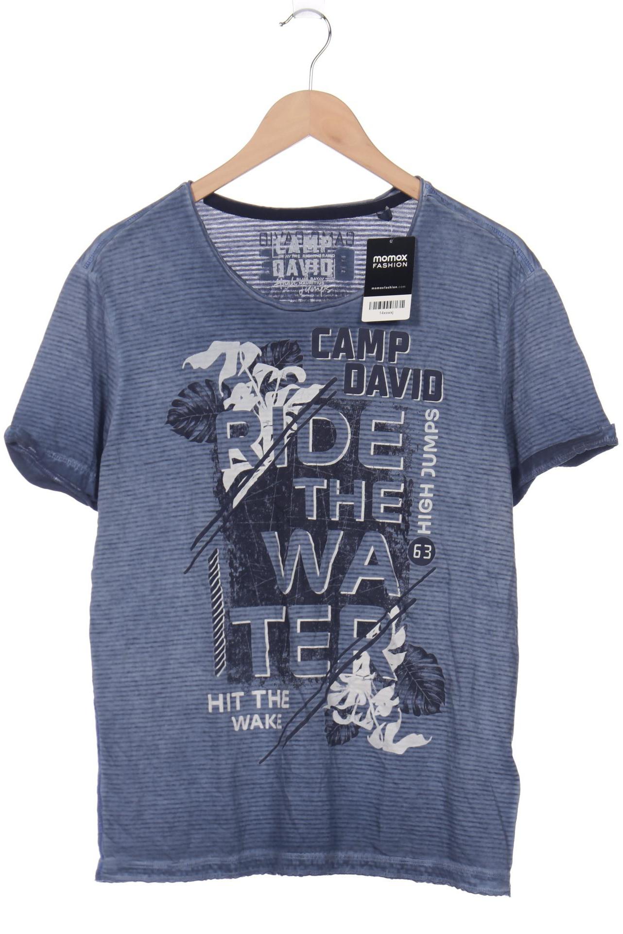 

Camp David Herren T-Shirt, blau, Gr. 48