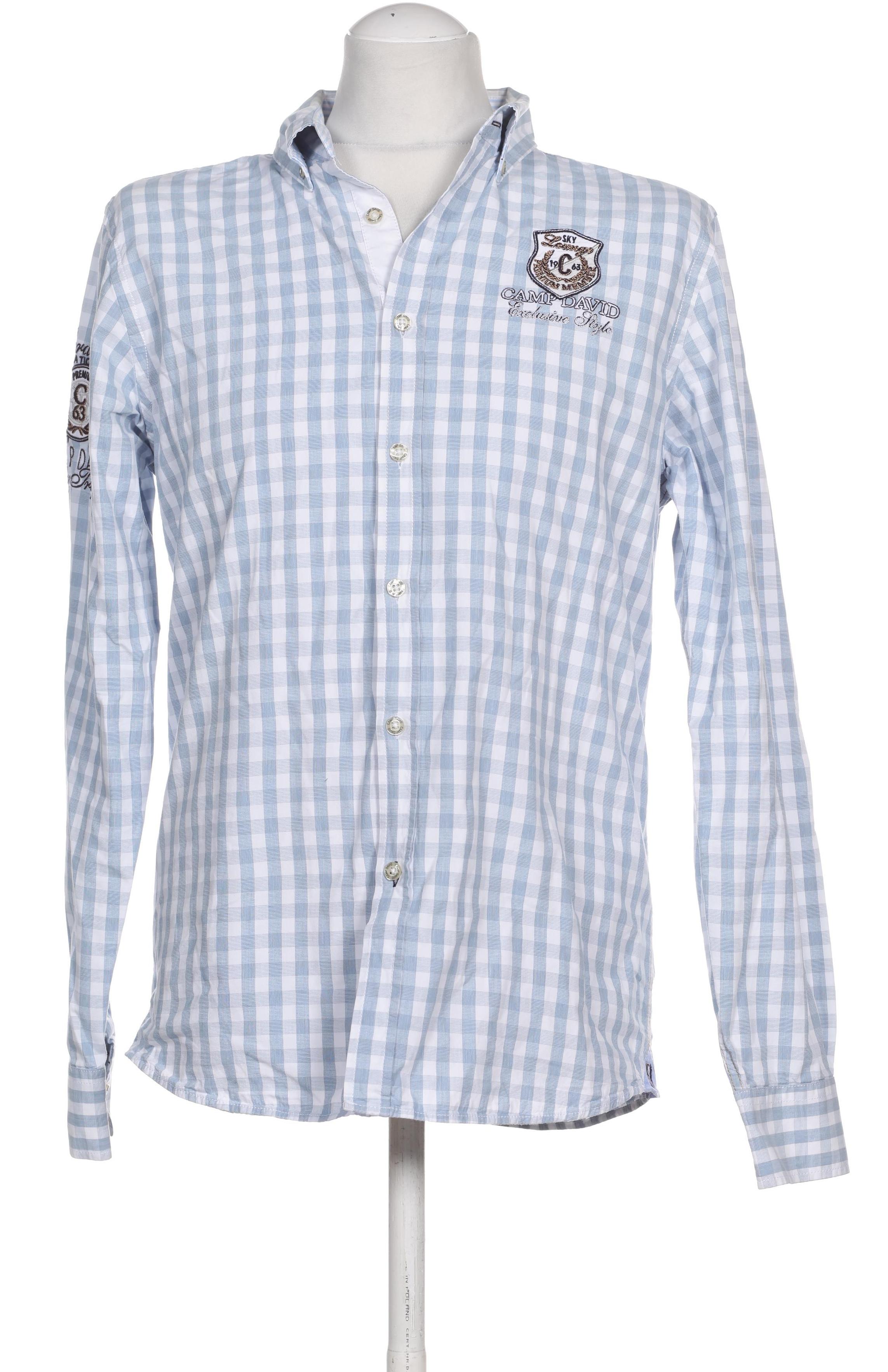 

Camp David Herren Hemd, blau, Gr.