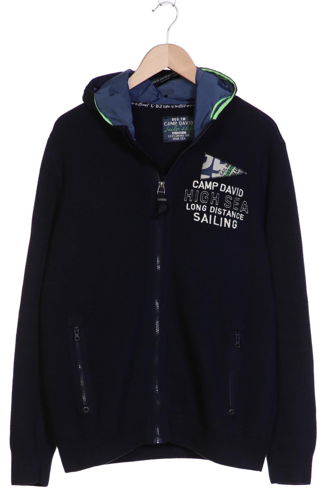 

Camp David Herren Kapuzenpullover, marineblau, Gr. 52