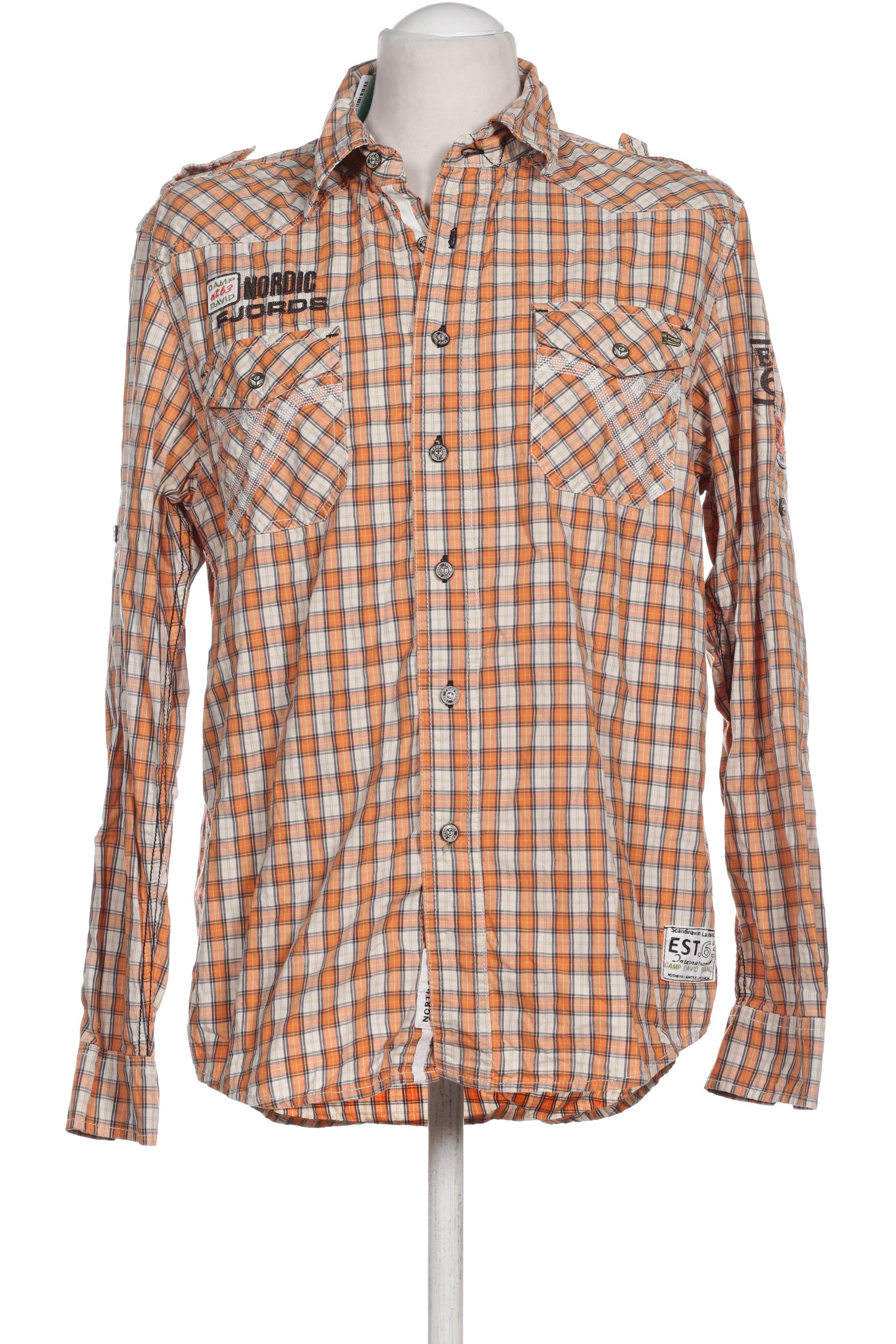 

Camp David Herren Hemd, braun, Gr.