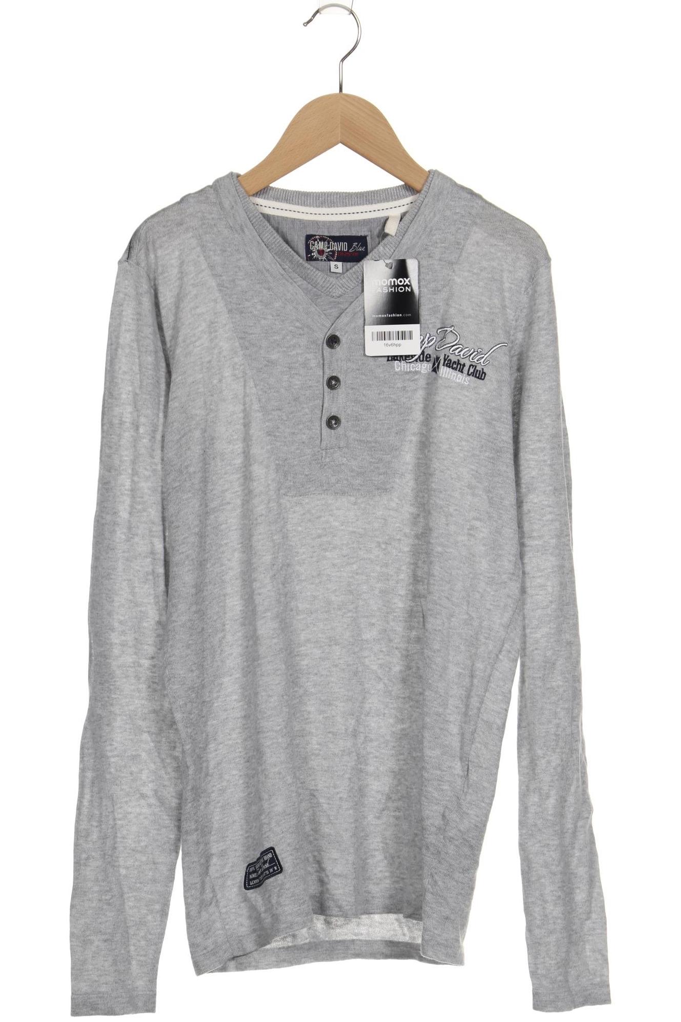 

Camp David Herren Langarmshirt, grau, Gr. 46
