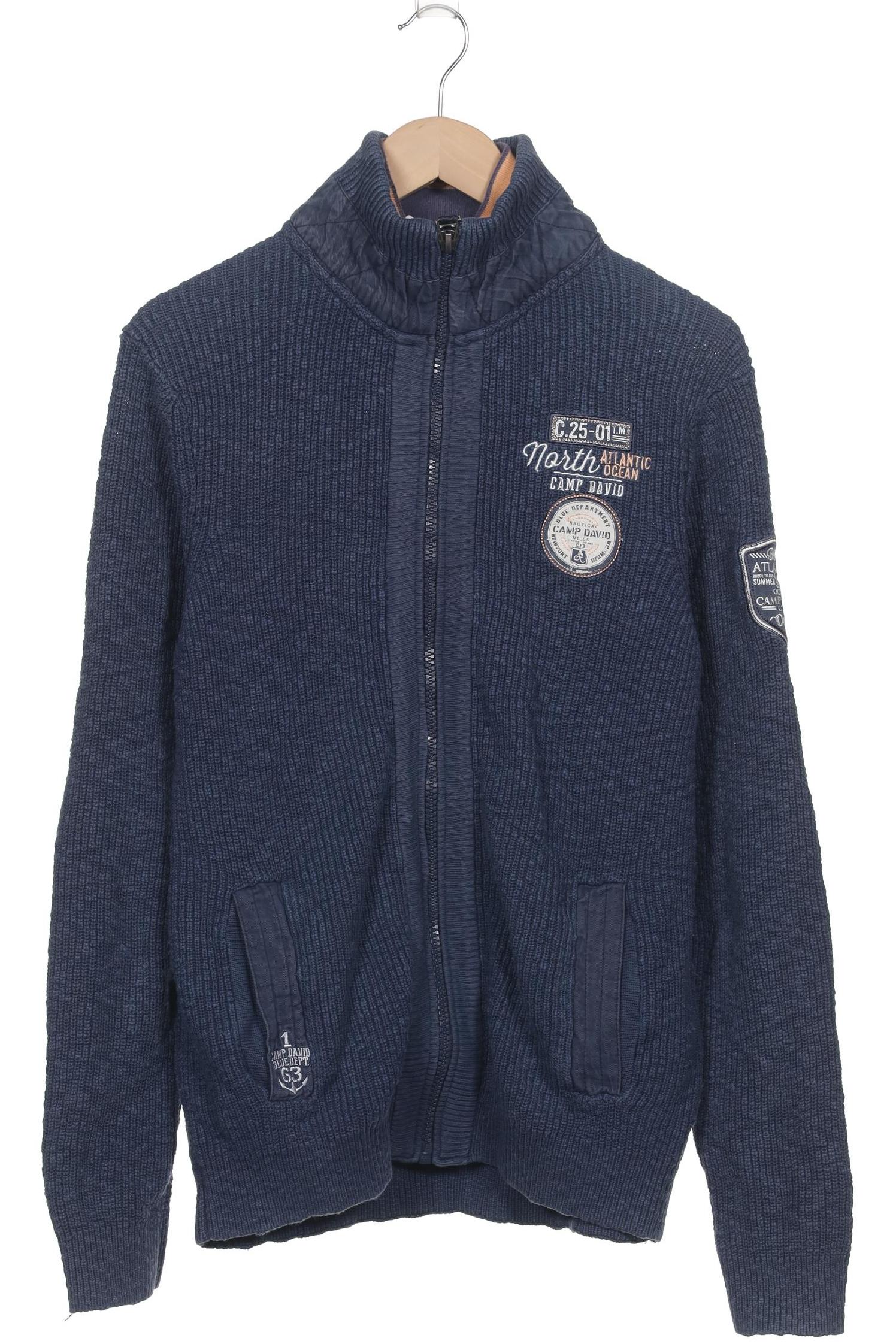 

Camp David Herren Strickjacke, marineblau, Gr. 48