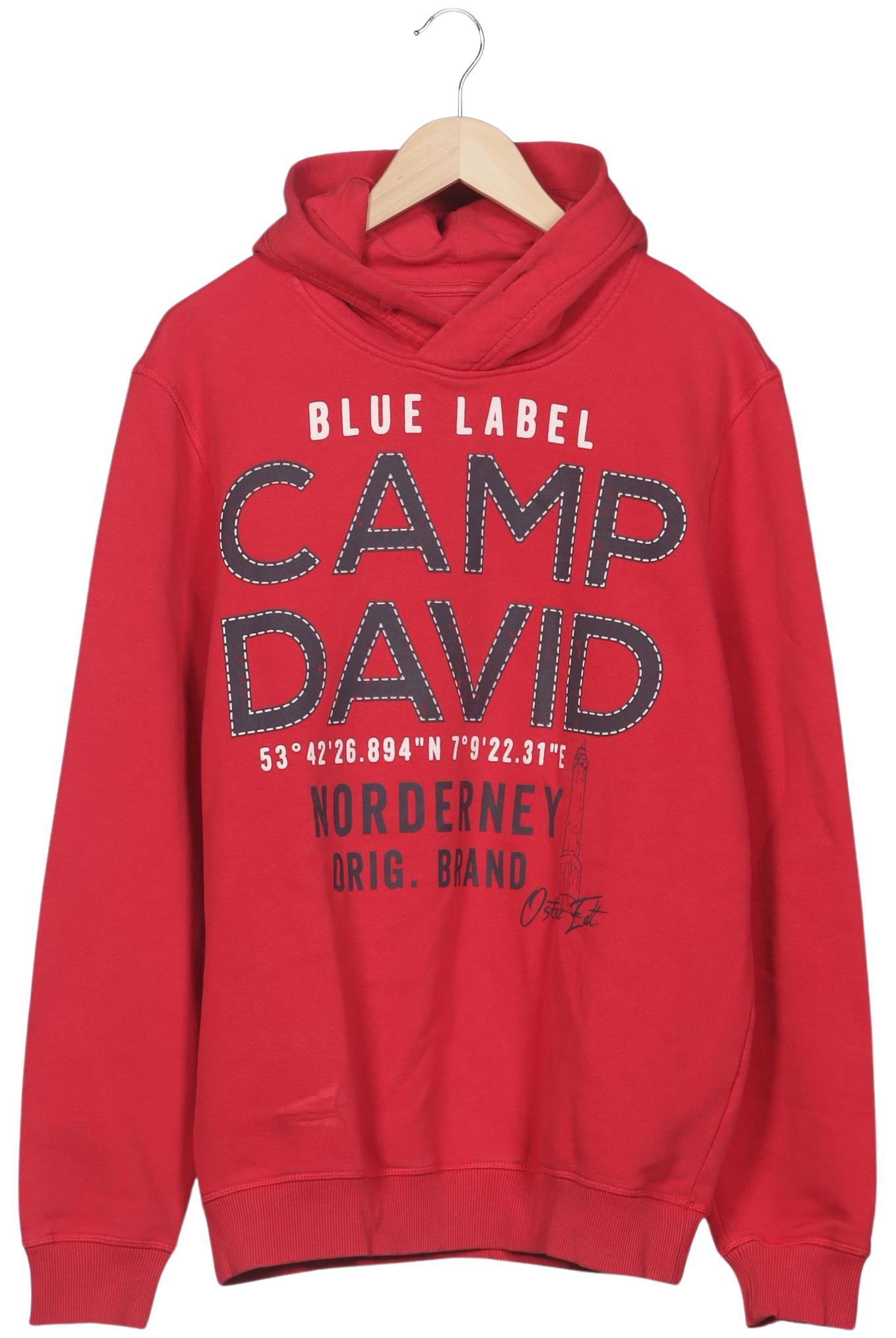 

Camp David Herren Kapuzenpullover, rot, Gr. 54