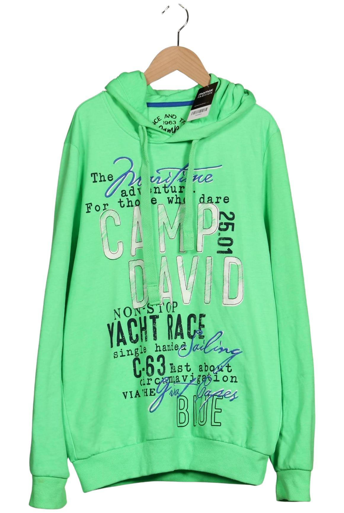 

Camp David Herren Kapuzenpullover, neon, Gr. 52