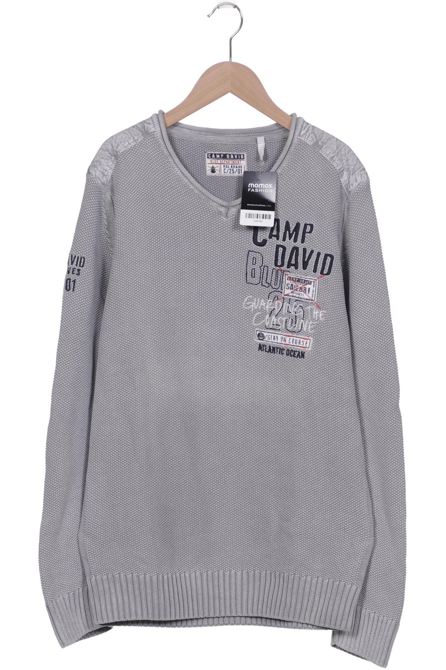 

Camp David Herren Pullover, grau