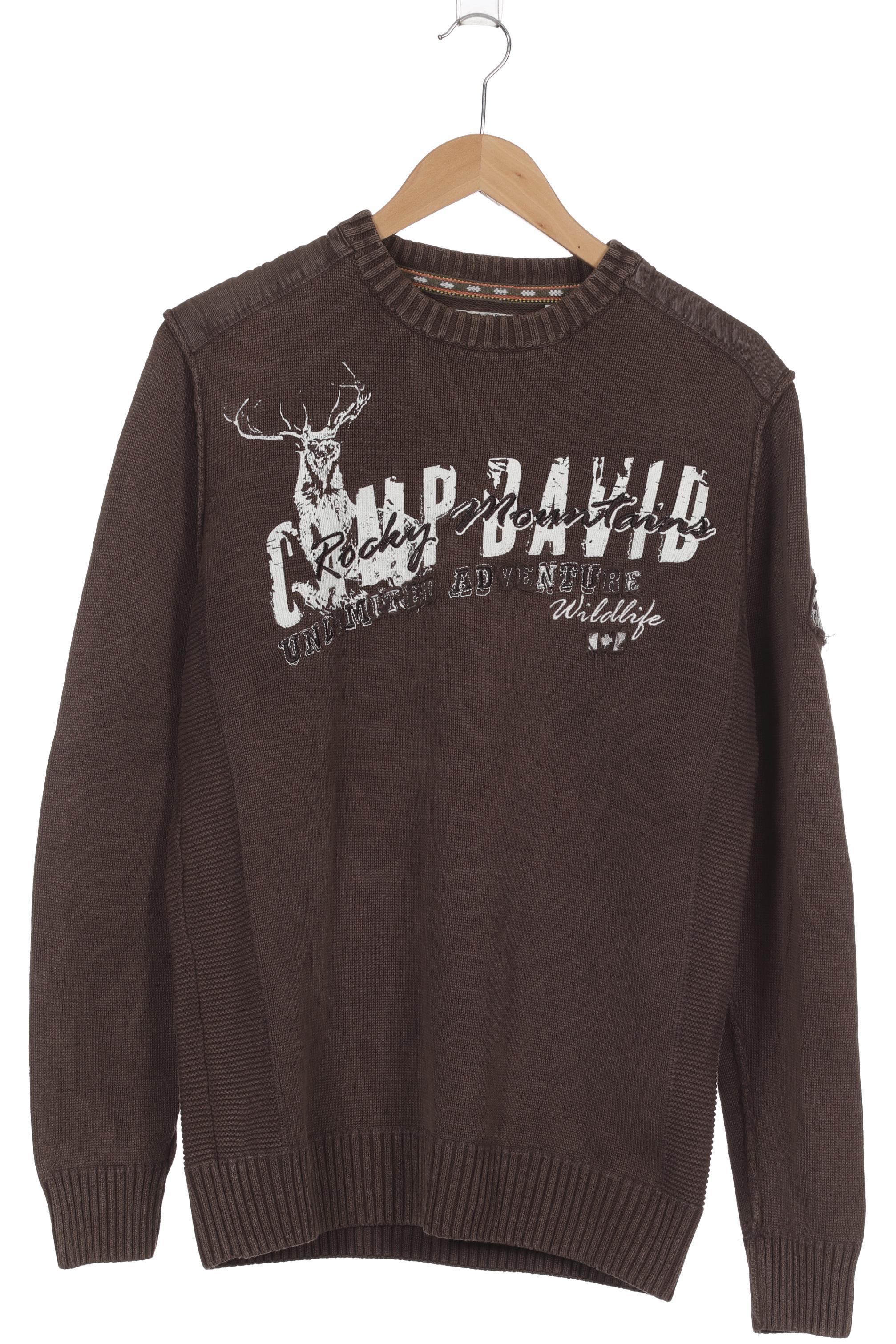 

Camp David Herren Pullover, braun, Gr.