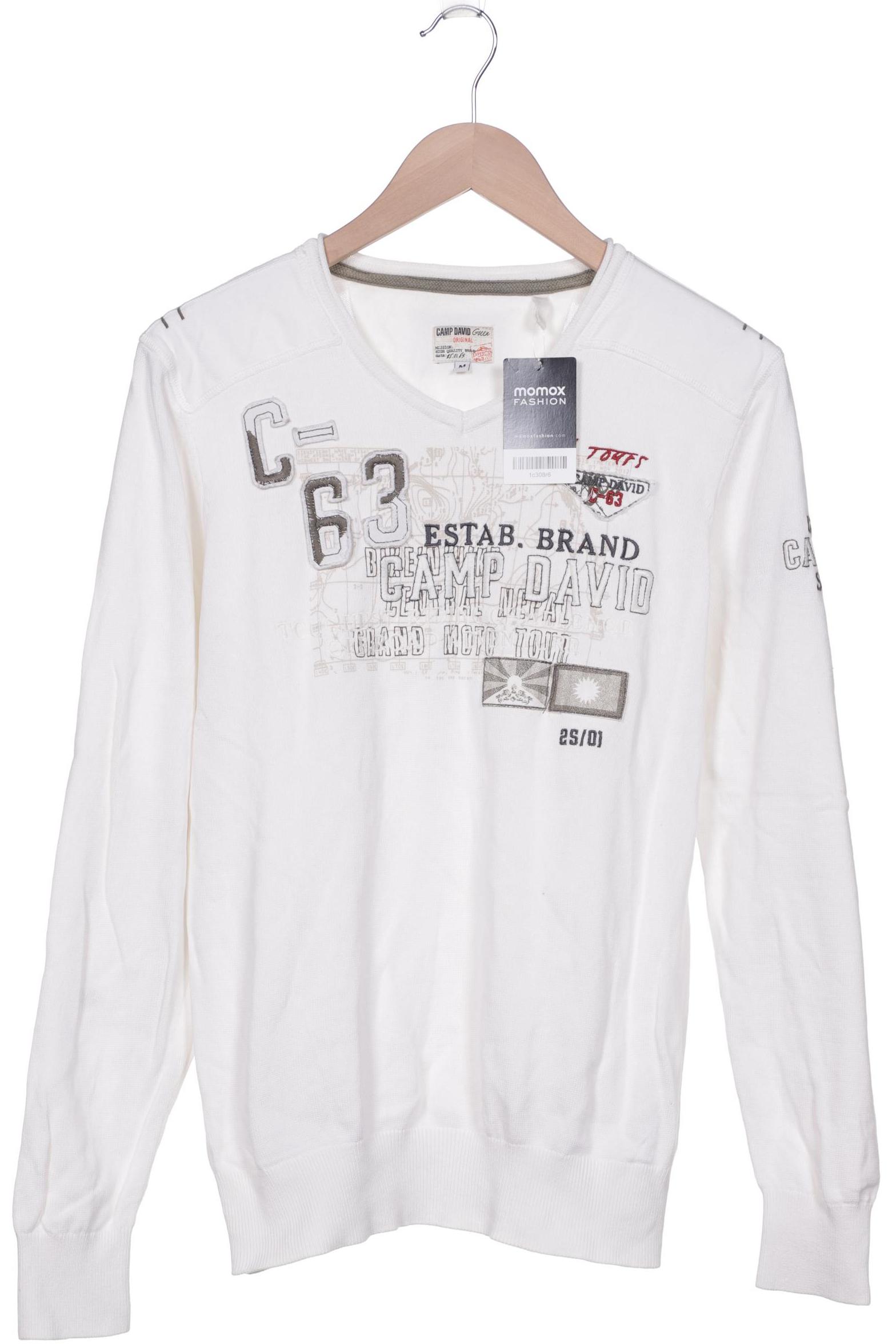 

Camp David Herren Pullover, weiß