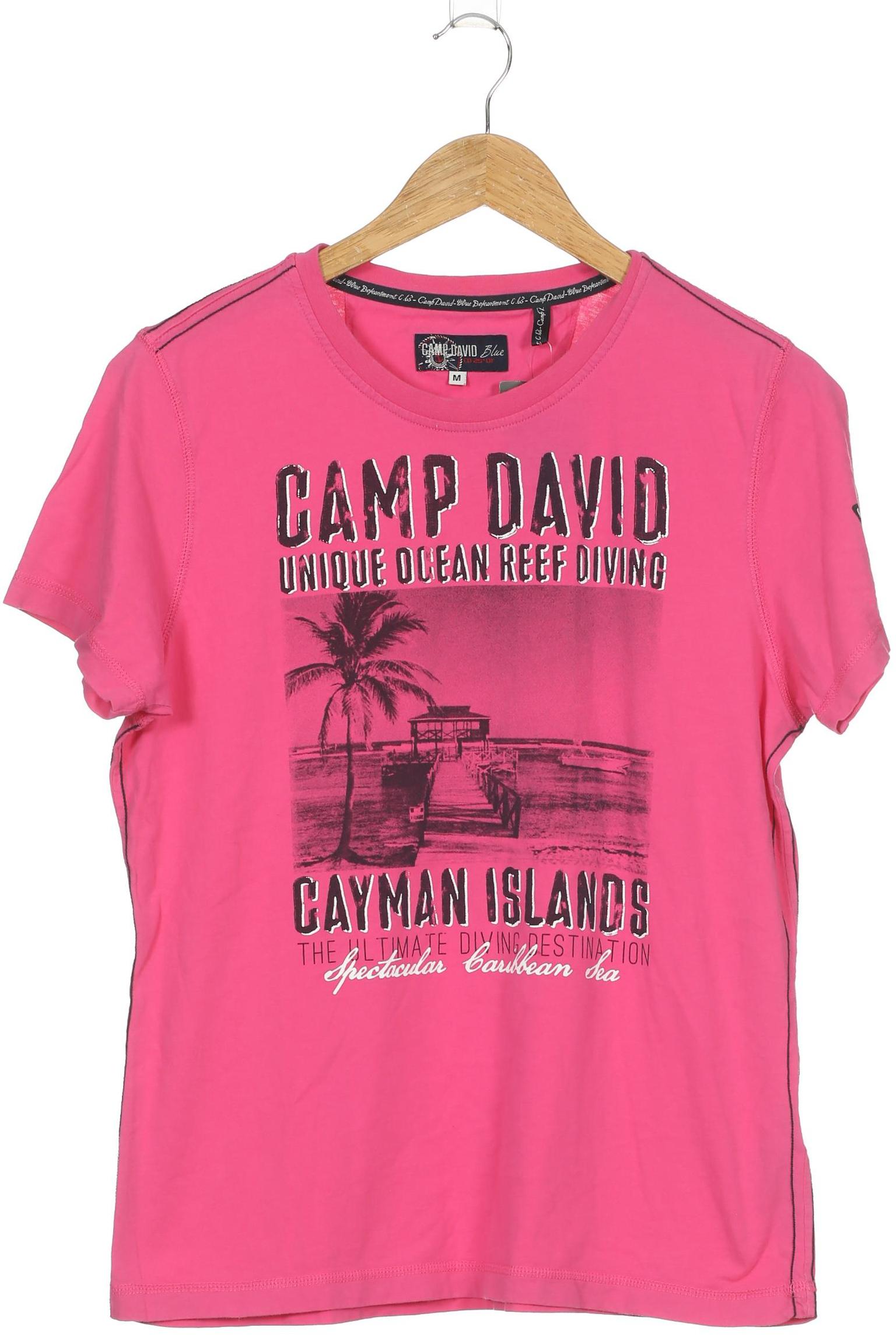 

Camp David Herren T-Shirt, pink, Gr.
