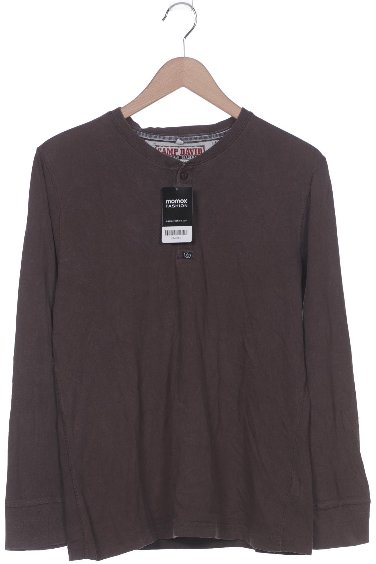 

Camp David Herren Langarmshirt, braun, Gr. 48