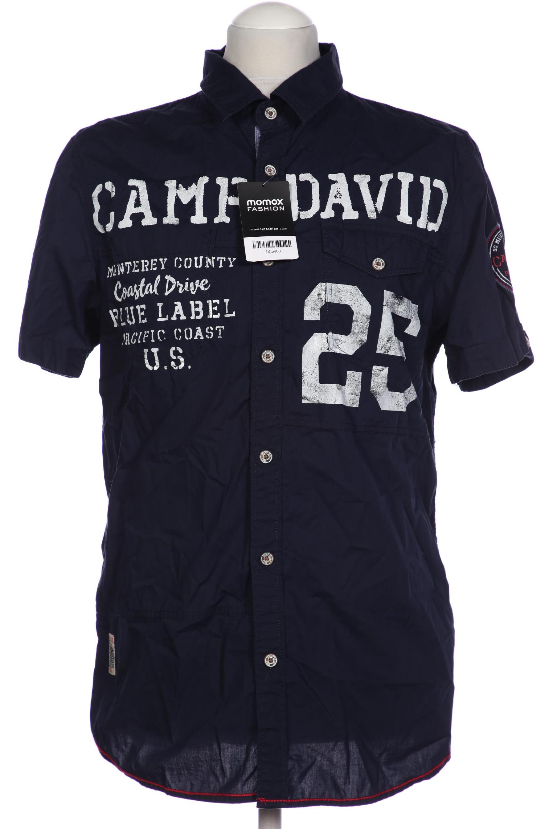 

Camp David Herren Hemd, marineblau, Gr. 46