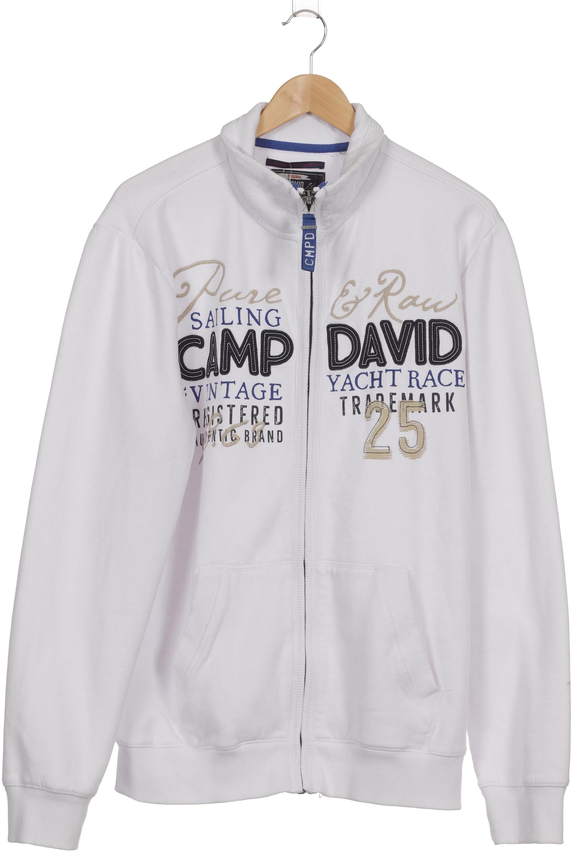 

Camp David Herren Sweatshirt, weiß, Gr.