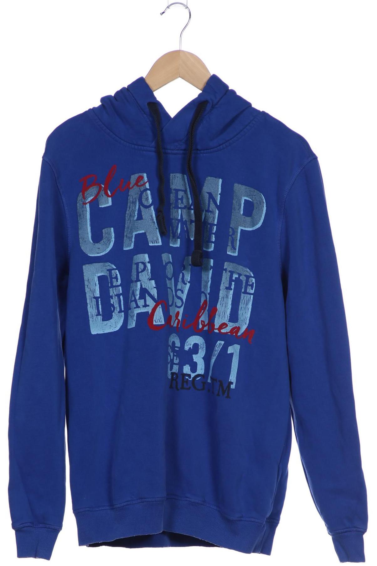 

Camp David Herren Kapuzenpullover, blau, Gr. 52