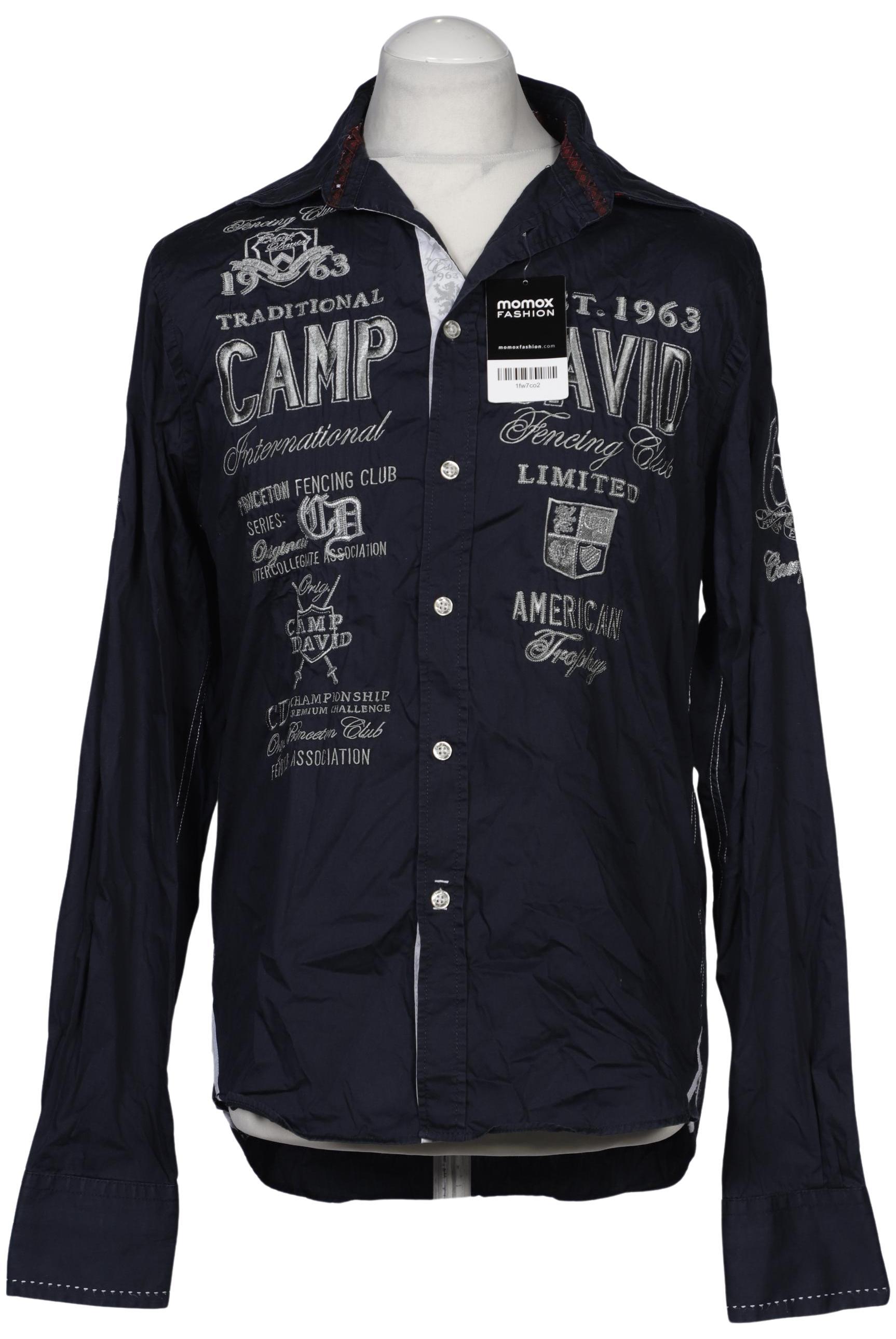 

Camp David Herren Hemd, marineblau, Gr. 48