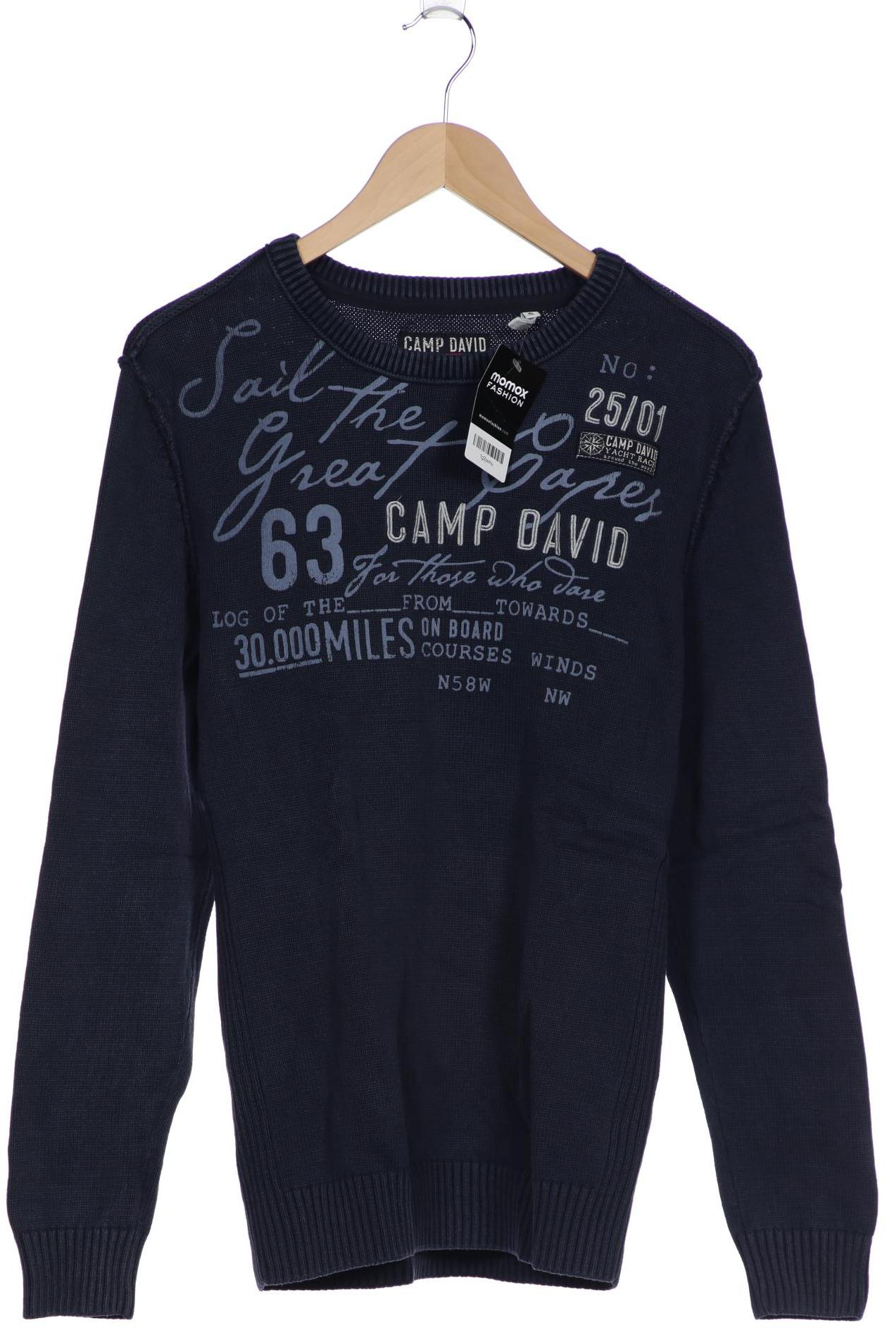 

Camp David Herren Pullover, marineblau