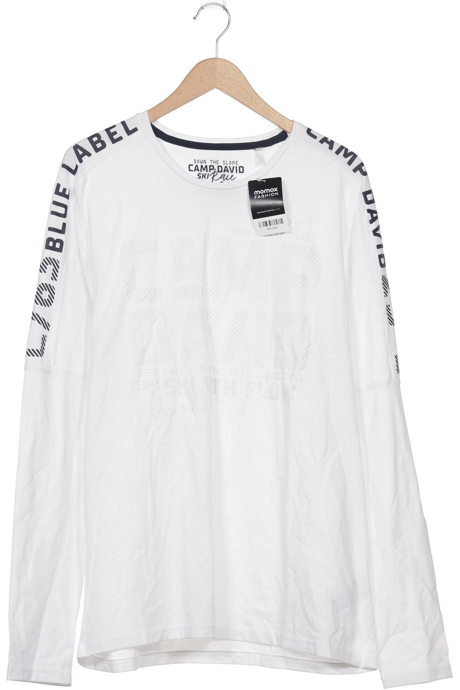 

Camp David Herren Langarmshirt, weiß, Gr. 56