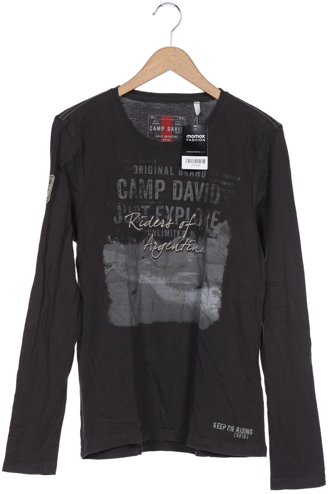 

Camp David Herren Langarmshirt, grau