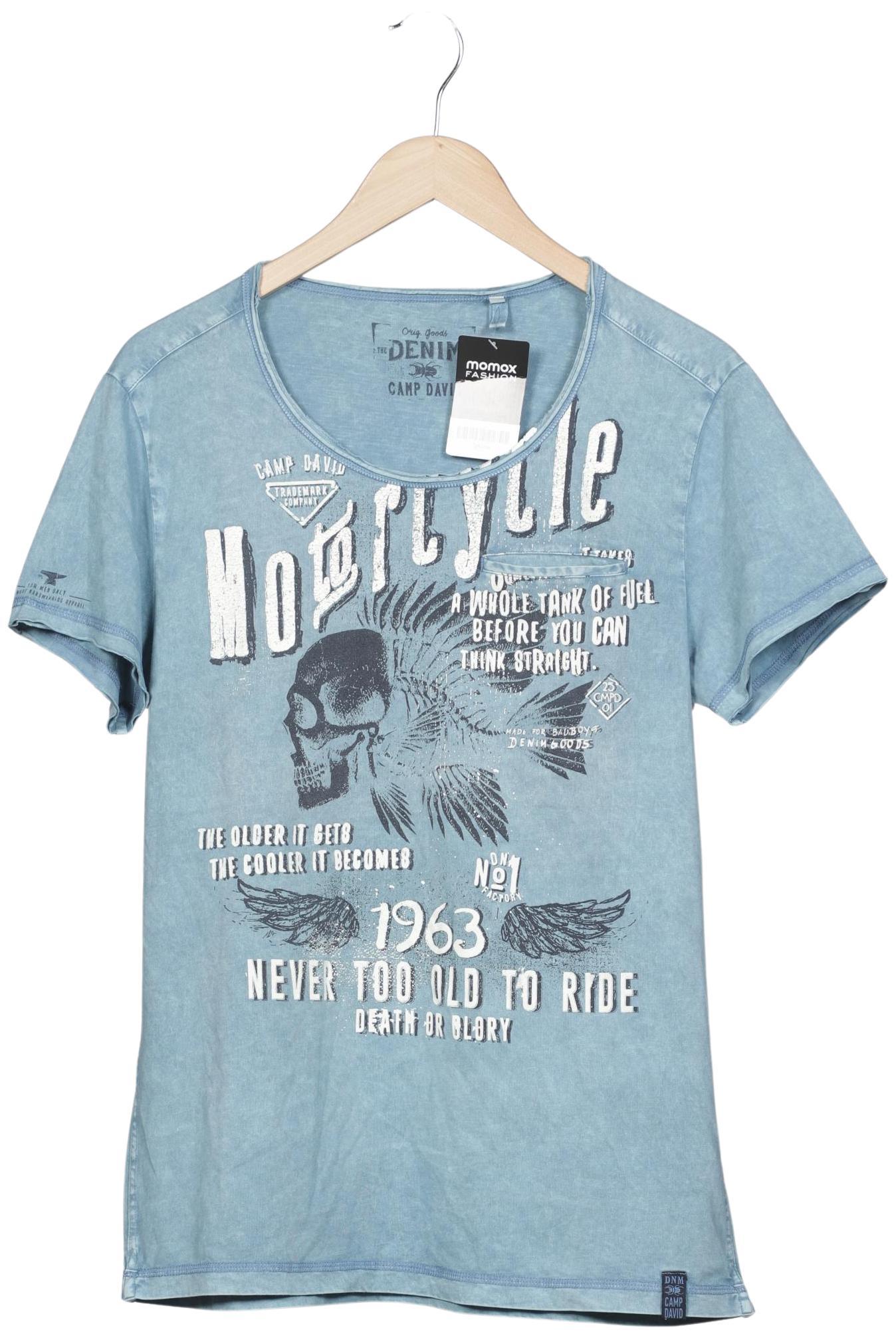 

Camp David Herren T-Shirt, hellblau, Gr. 48