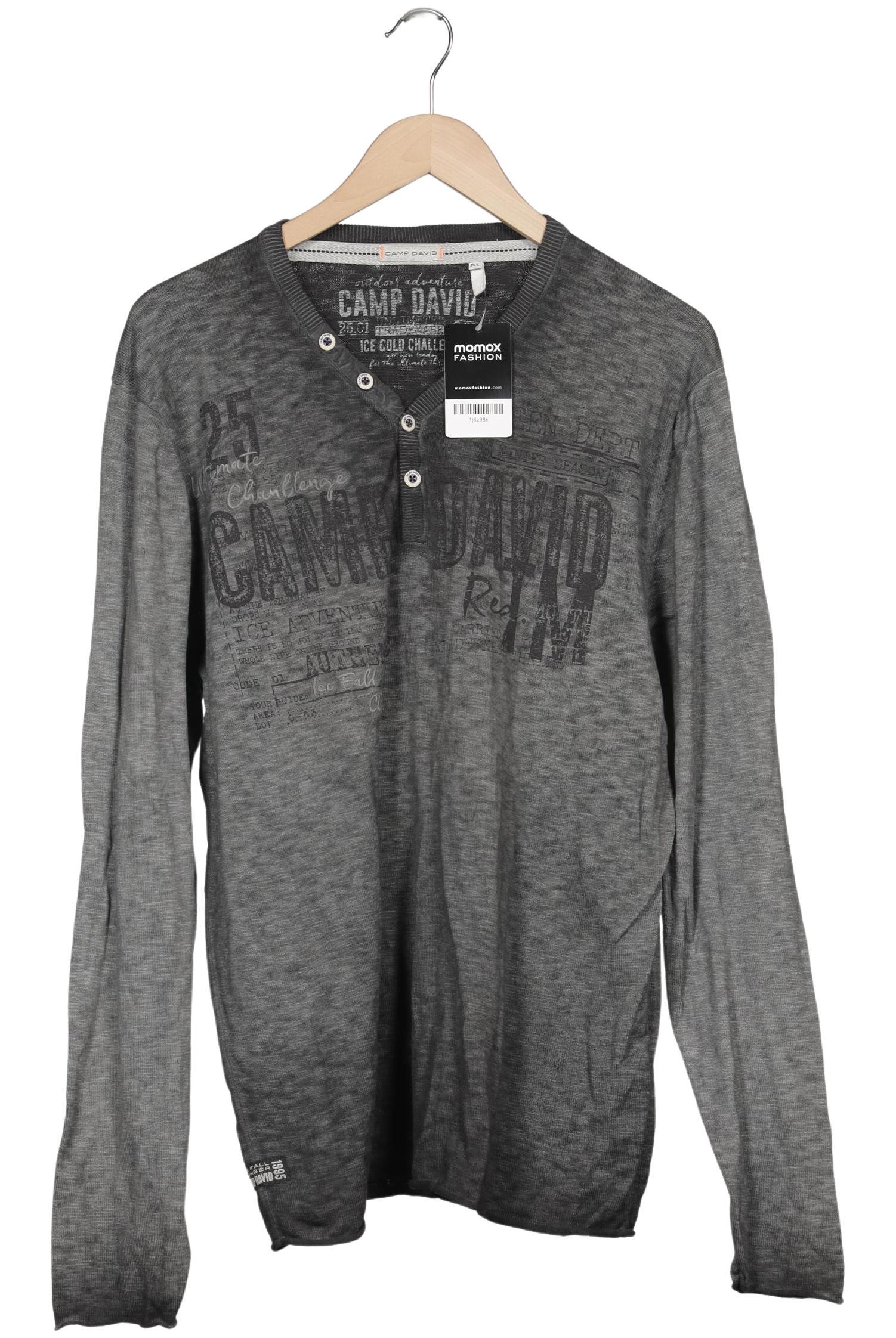 

Camp David Herren Langarmshirt, grau, Gr. 54