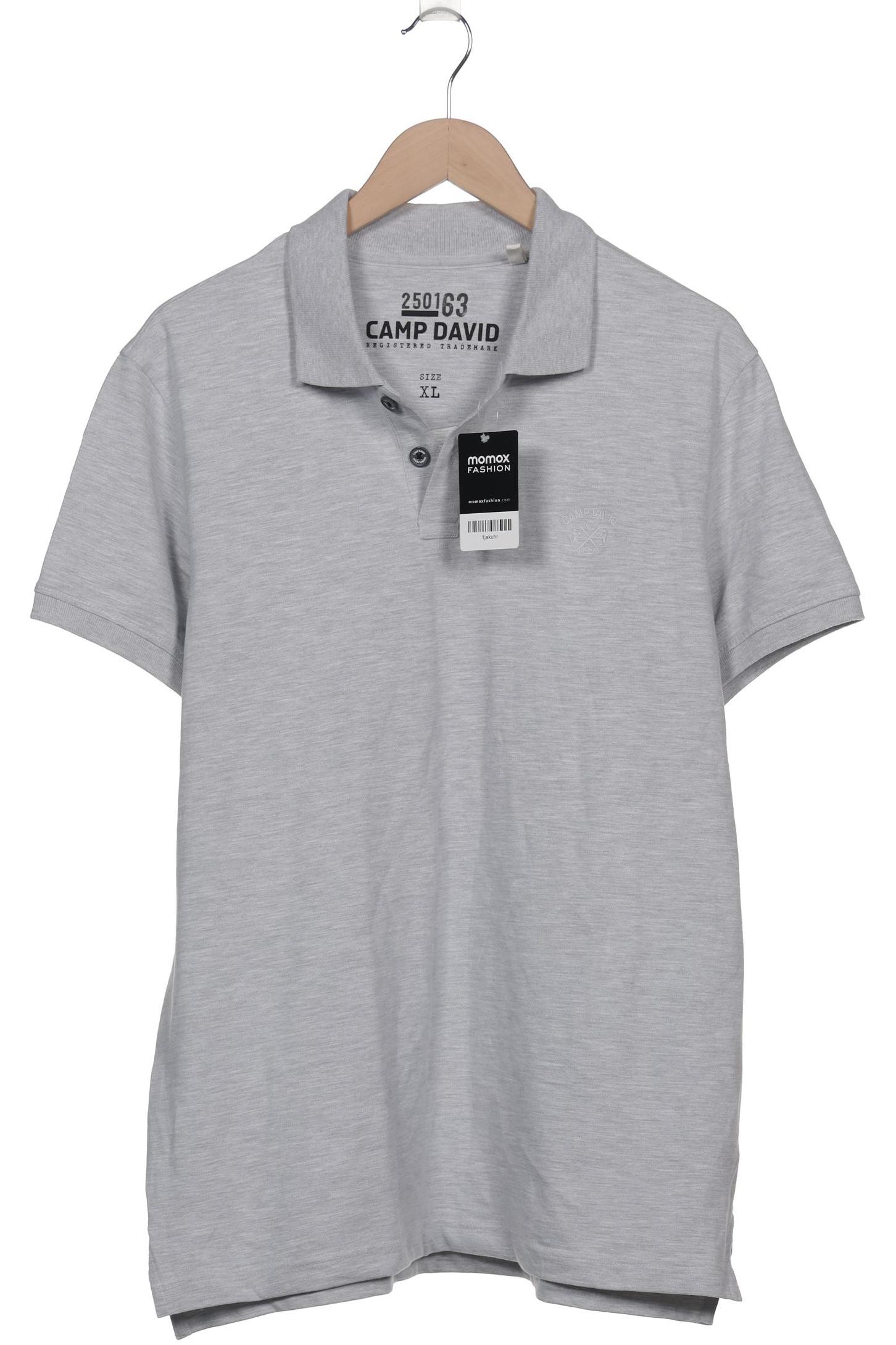 

Camp David Herren Poloshirt, grau, Gr. 54