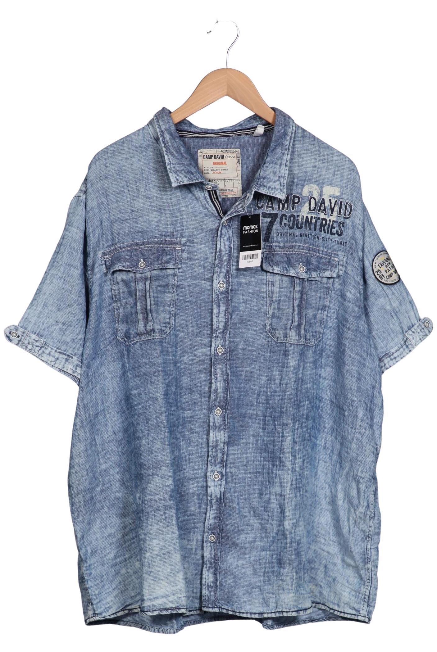 

Camp David Herren Hemd, blau, Gr. 60