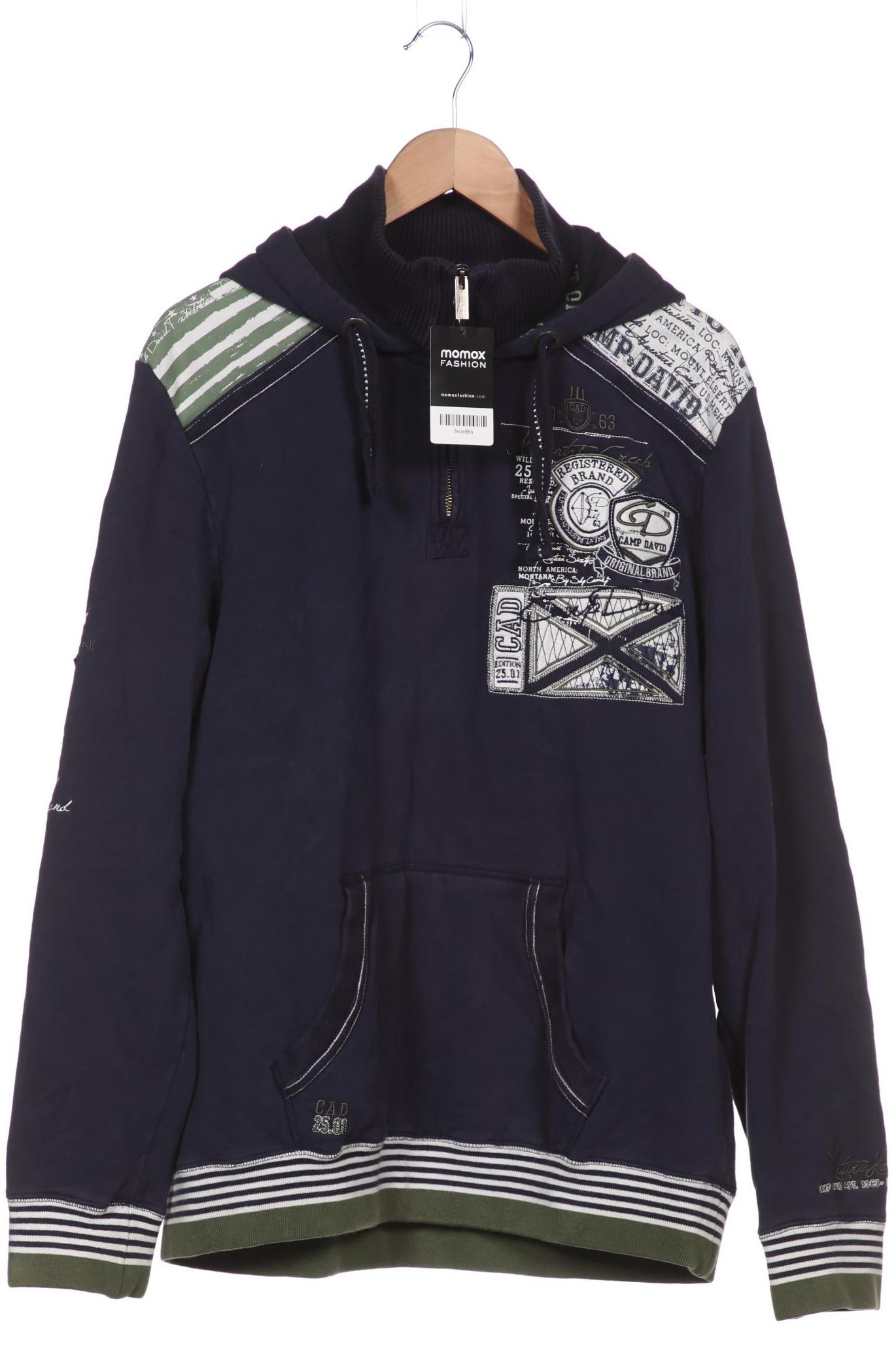

Camp David Herren Kapuzenpullover, marineblau, Gr. 54