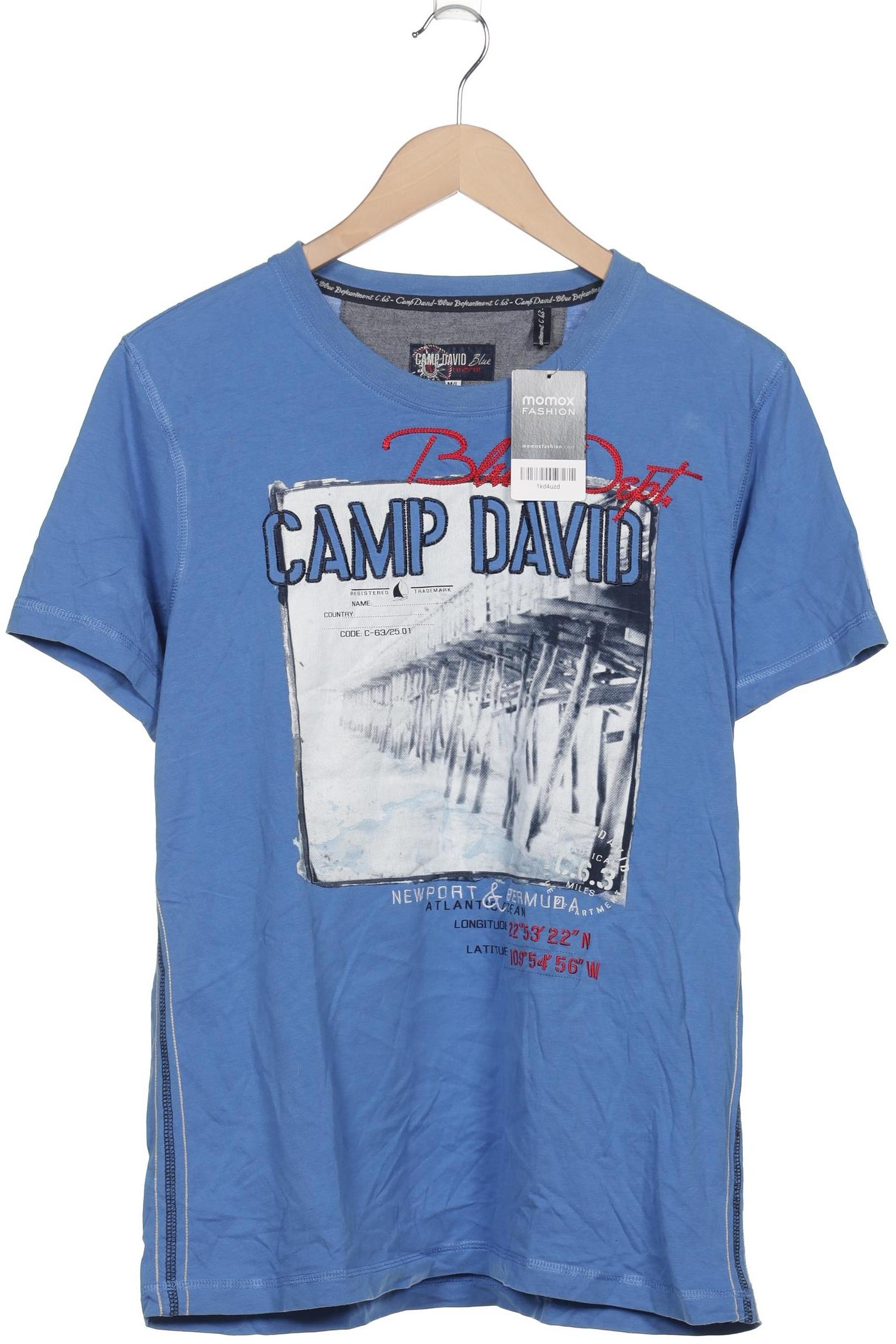 

Camp David Herren T-Shirt, blau, Gr. 48