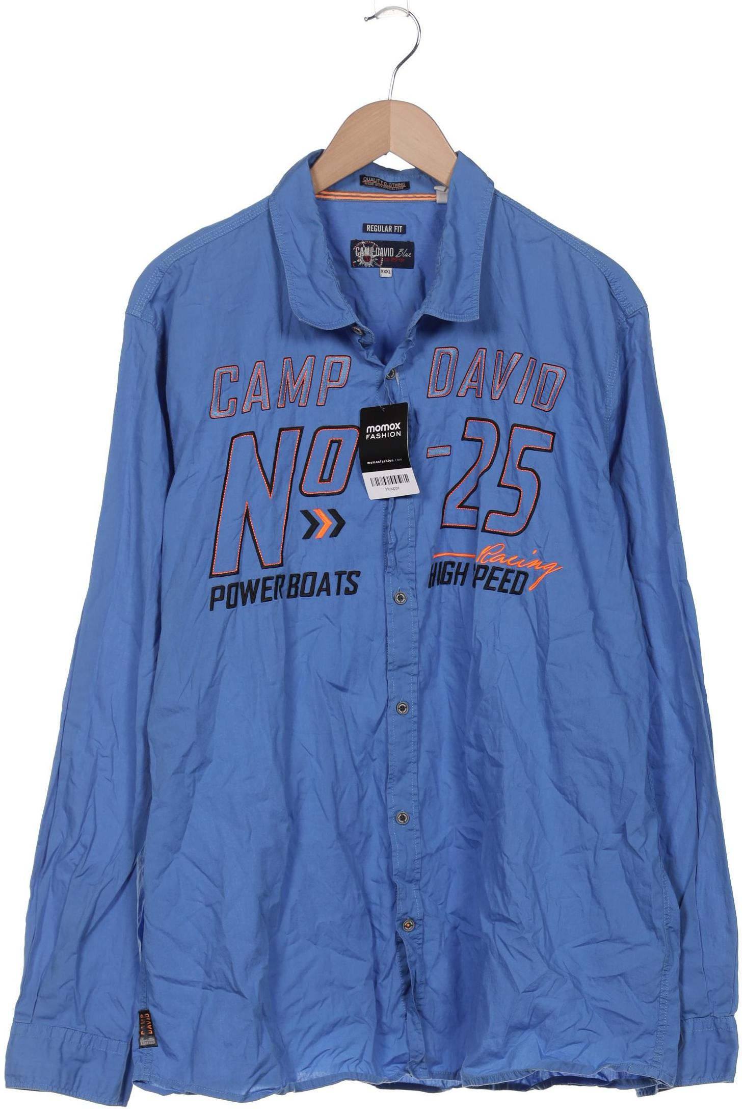 

Camp David Herren Hemd, blau, Gr. 58