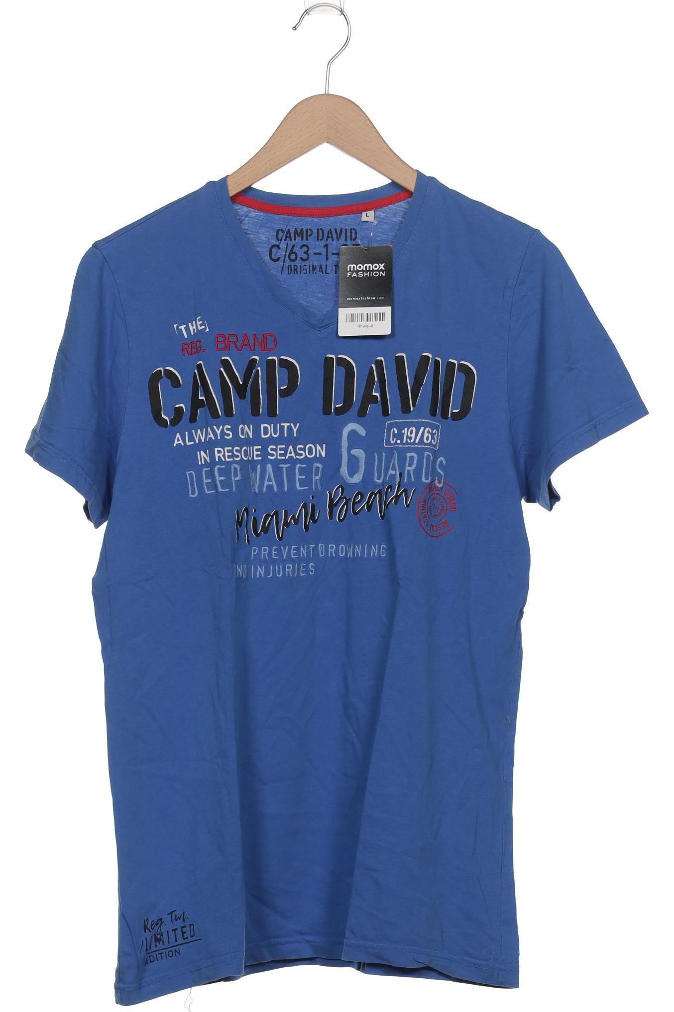 

Camp David Herren T-Shirt, blau, Gr. 52
