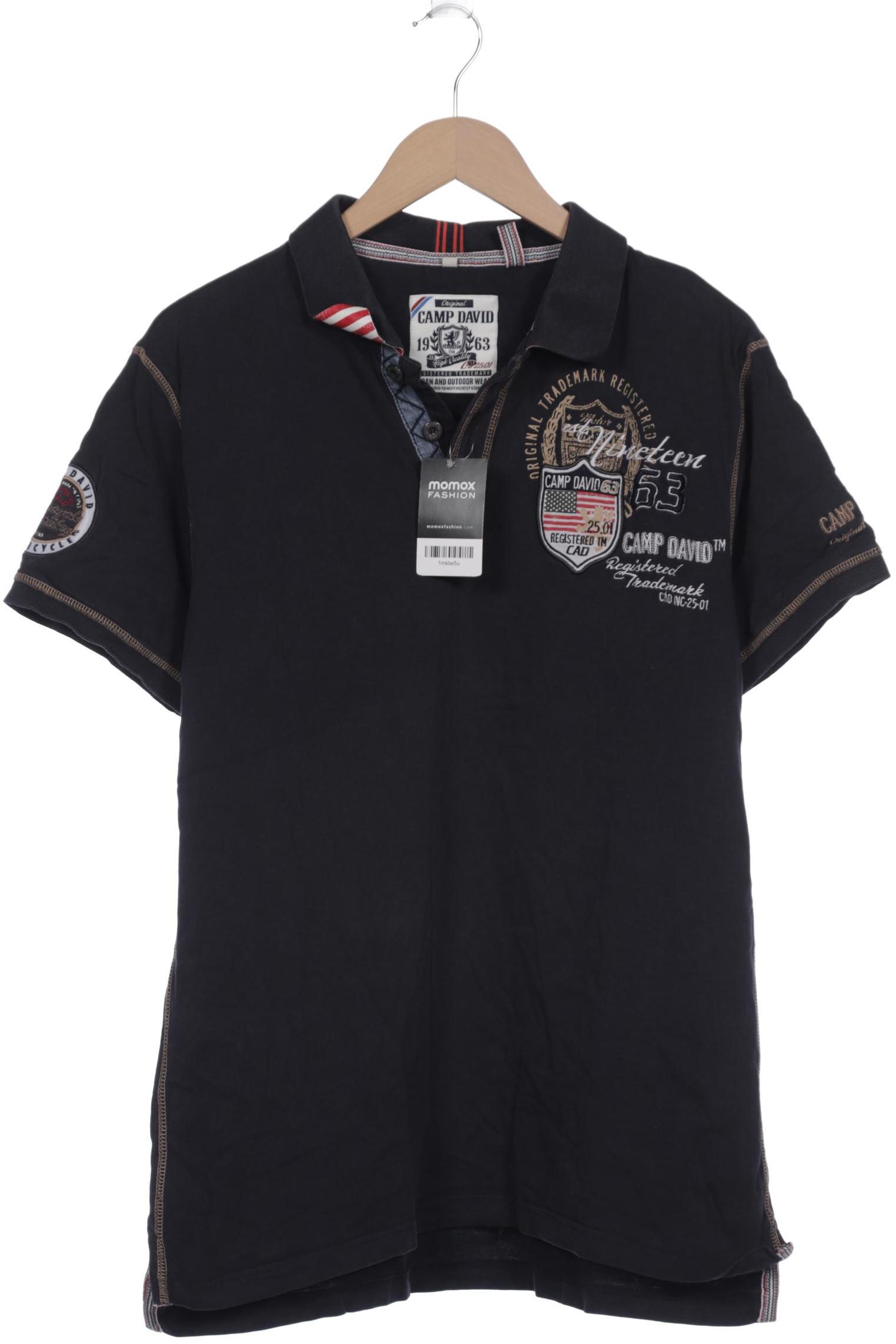 

Camp David Herren Poloshirt, grau