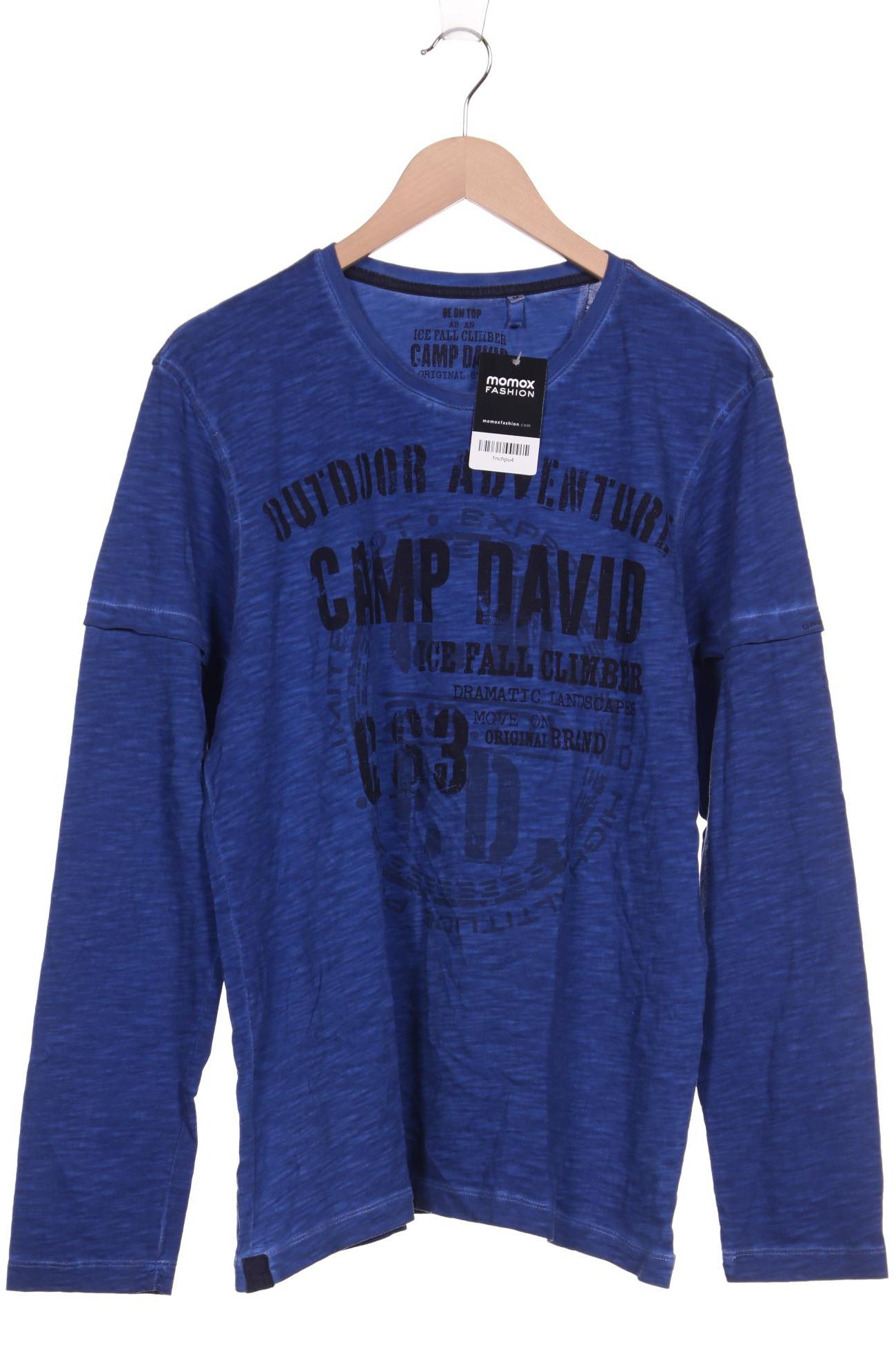 

Camp David Herren Langarmshirt, blau