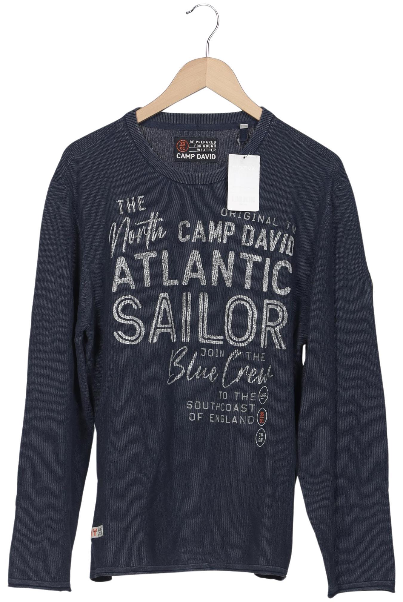 

Camp David Herren Langarmshirt, marineblau, Gr. 52