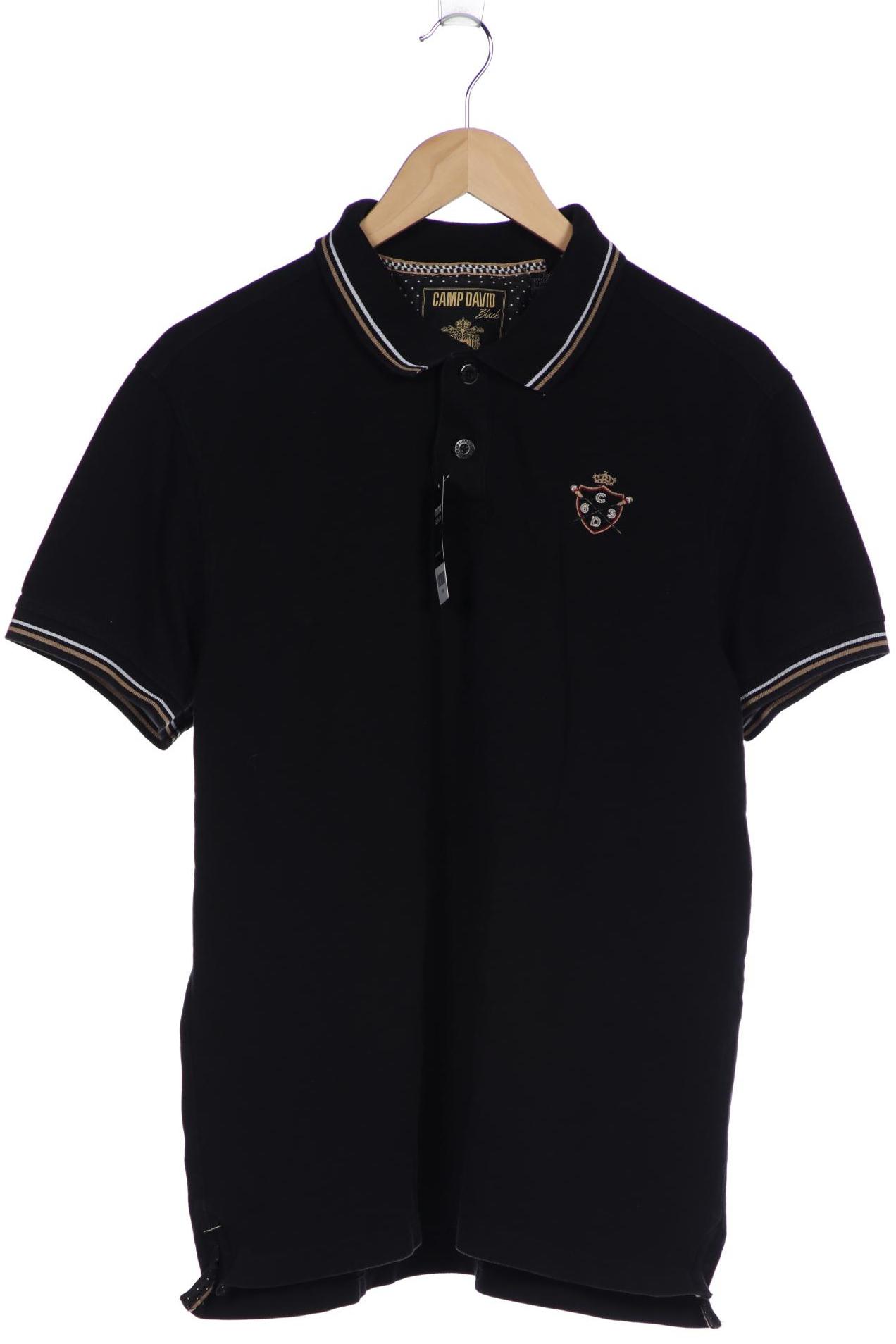 

Camp David Herren Poloshirt, schwarz