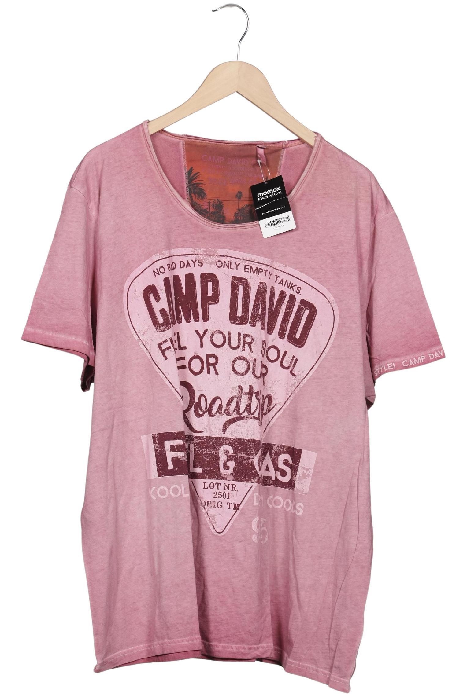 

Camp David Herren T-Shirt, pink, Gr. 58